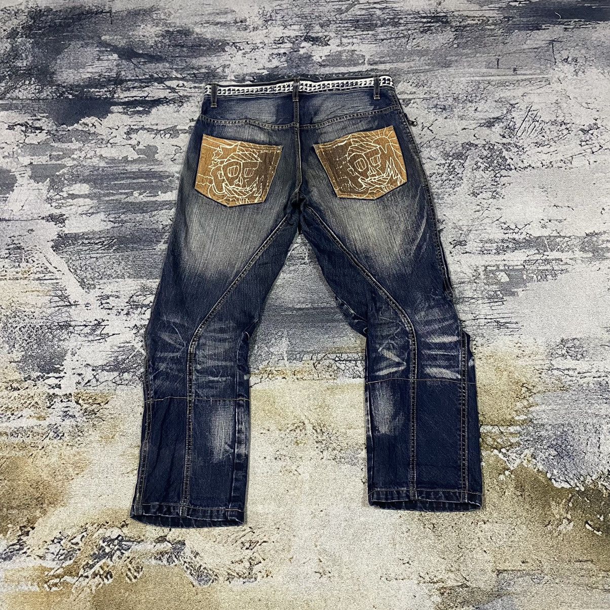 If Six Was Nine × Japanese Brand × PPFM Steals🔥 Japanese PPFM Washed Curve Leg Denim Jeans Size US 33 - 1 Thumbnail