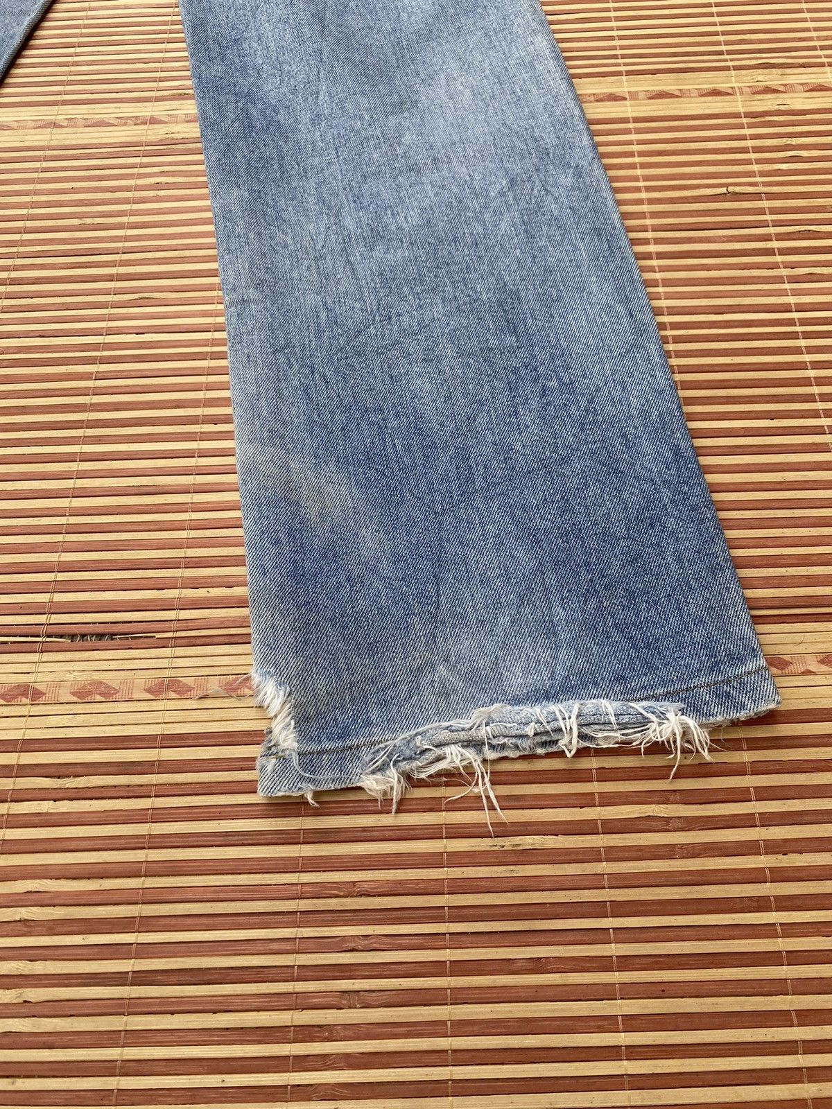 Edwin Vintage Edwin Distressed Pant with Boro Stitch Rework Size US 29 - 6 Thumbnail