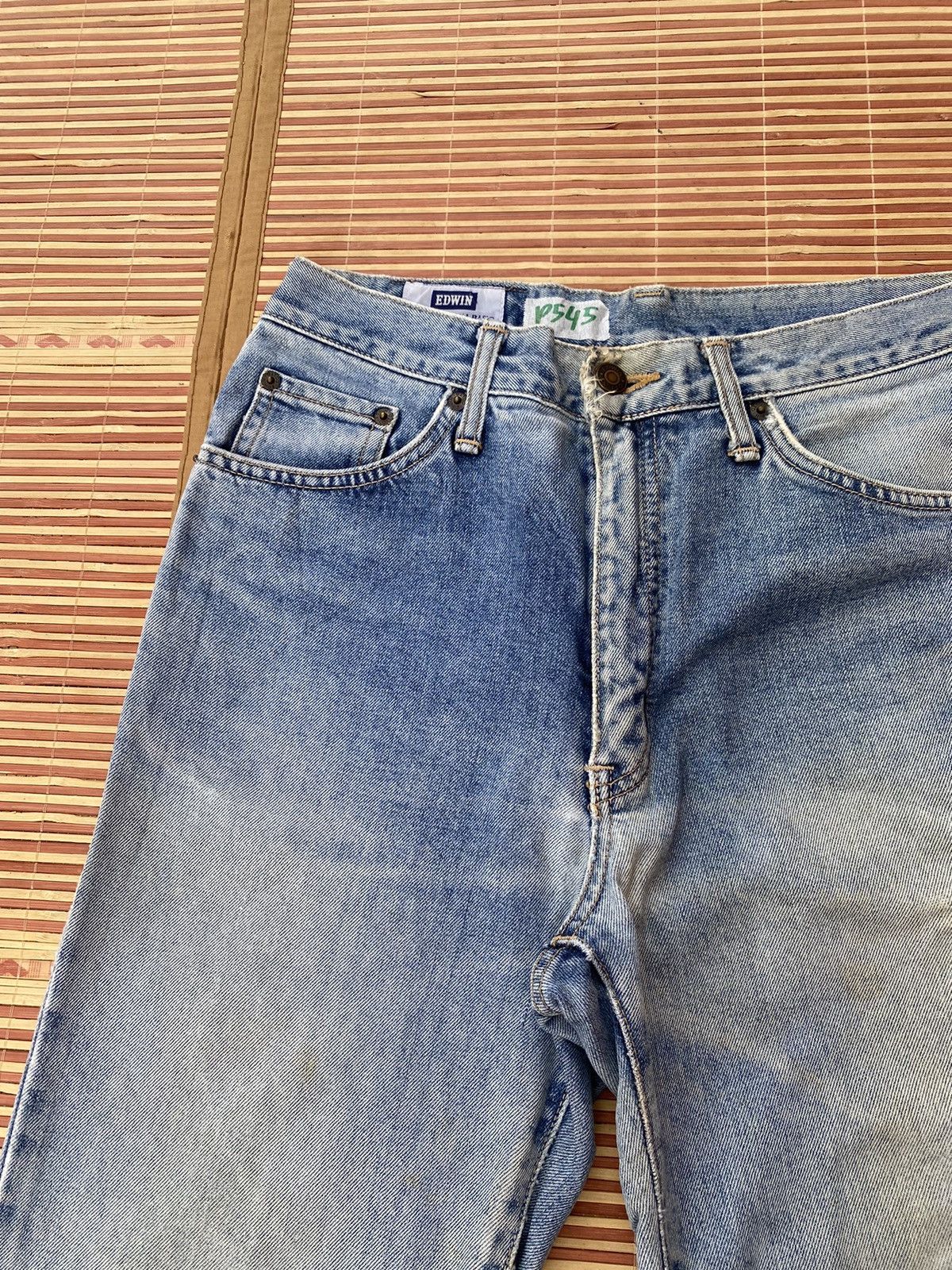 Edwin Vintage Edwin Distressed Pant with Boro Stitch Rework Size US 29 - 4 Thumbnail
