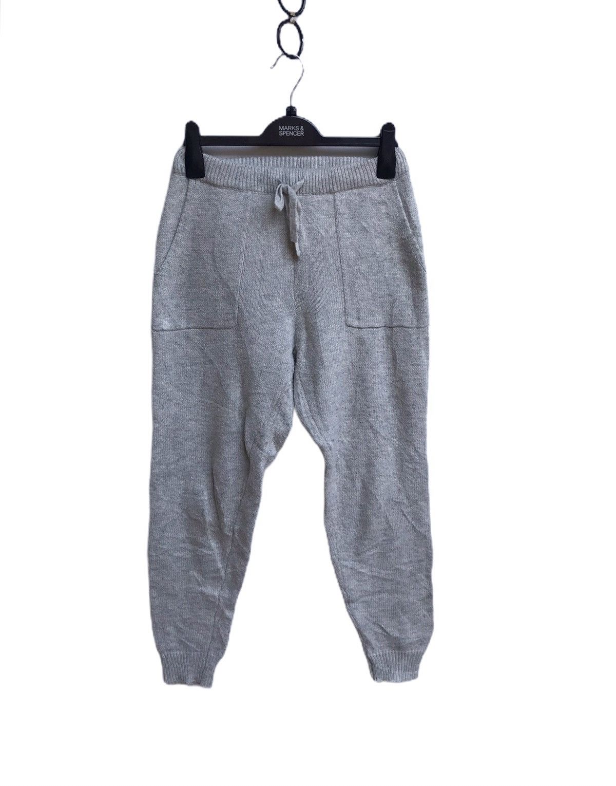 image of Gu Brand Knit Joggerpants in Grey, Men's (Size 26)