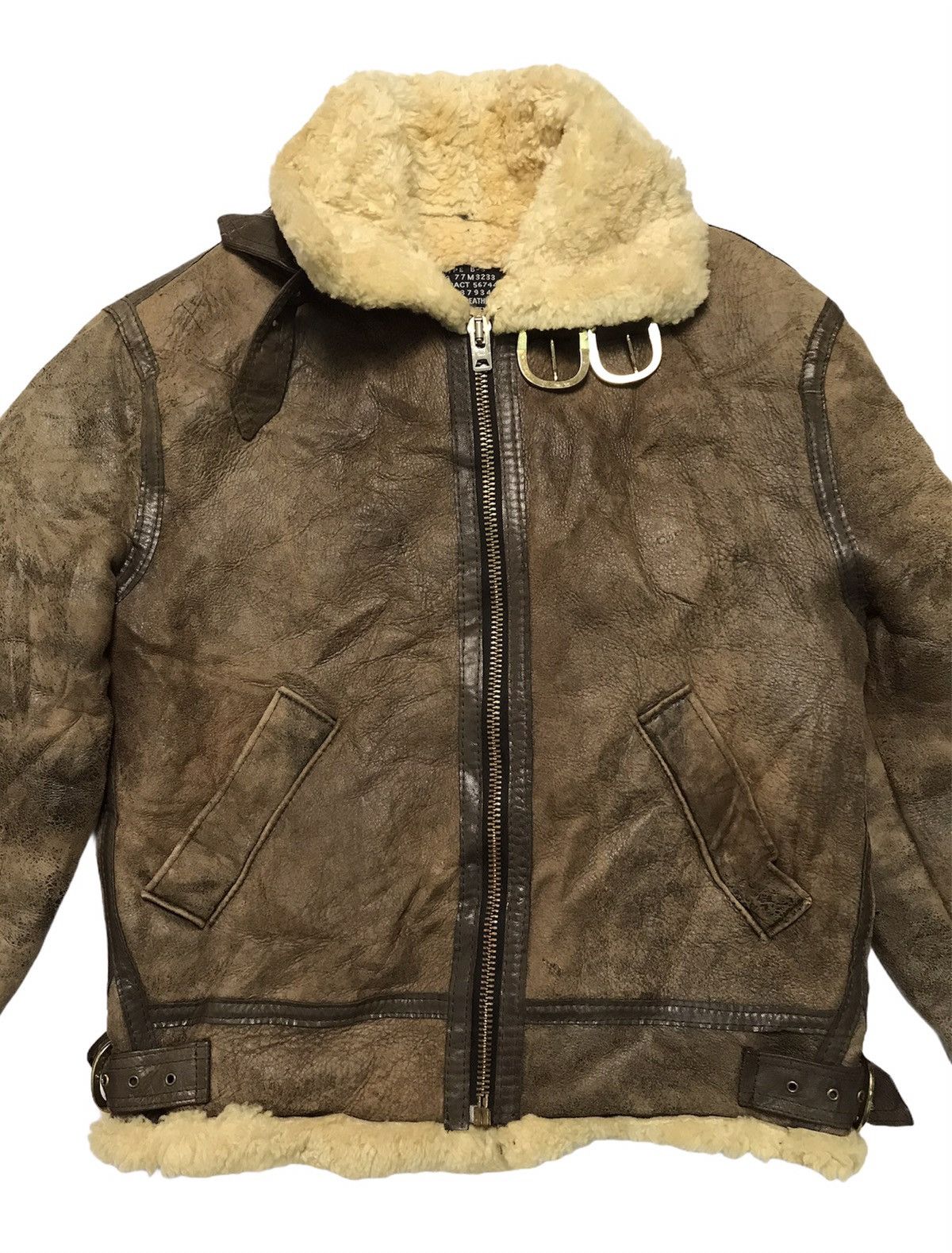 Vintage Leather B-3 Covington Made in Usa Jacket Size US M / EU 48-50 / 2 - 2 Thumbnail