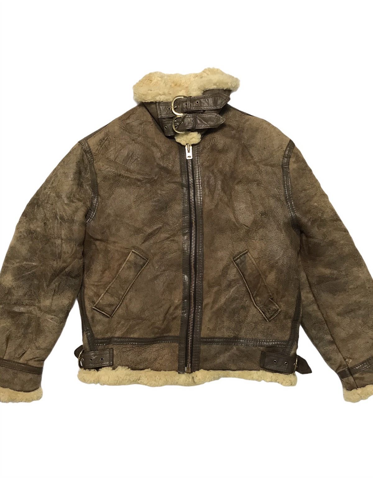 Vintage Leather B-3 Covington Made in Usa Jacket Size US M / EU 48-50 / 2 - 5 Thumbnail