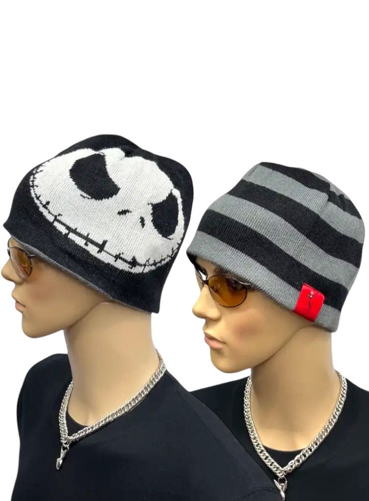 Expert Horror NIGHTMARE BEFORE CHRISTMAS Big Pumpkin King Reverse Beanie Size ONE SIZE - 1 Thumbnail