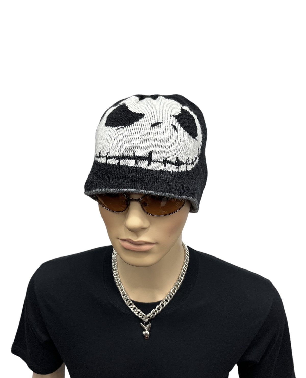 Expert Horror NIGHTMARE BEFORE CHRISTMAS Big Pumpkin King Reverse Beanie Size ONE SIZE - 3 Thumbnail