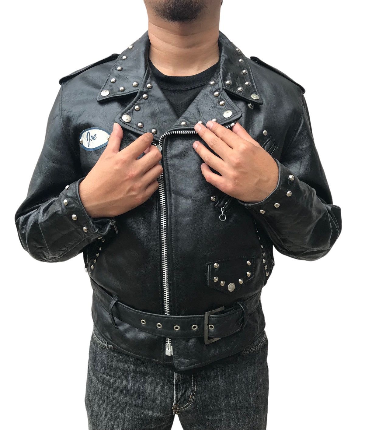 Schott × Seditionaries Rare🔥Vintage Schott Perfecto Black Leather Jacket Size US M / EU 48-50 / 2 - 12 Thumbnail