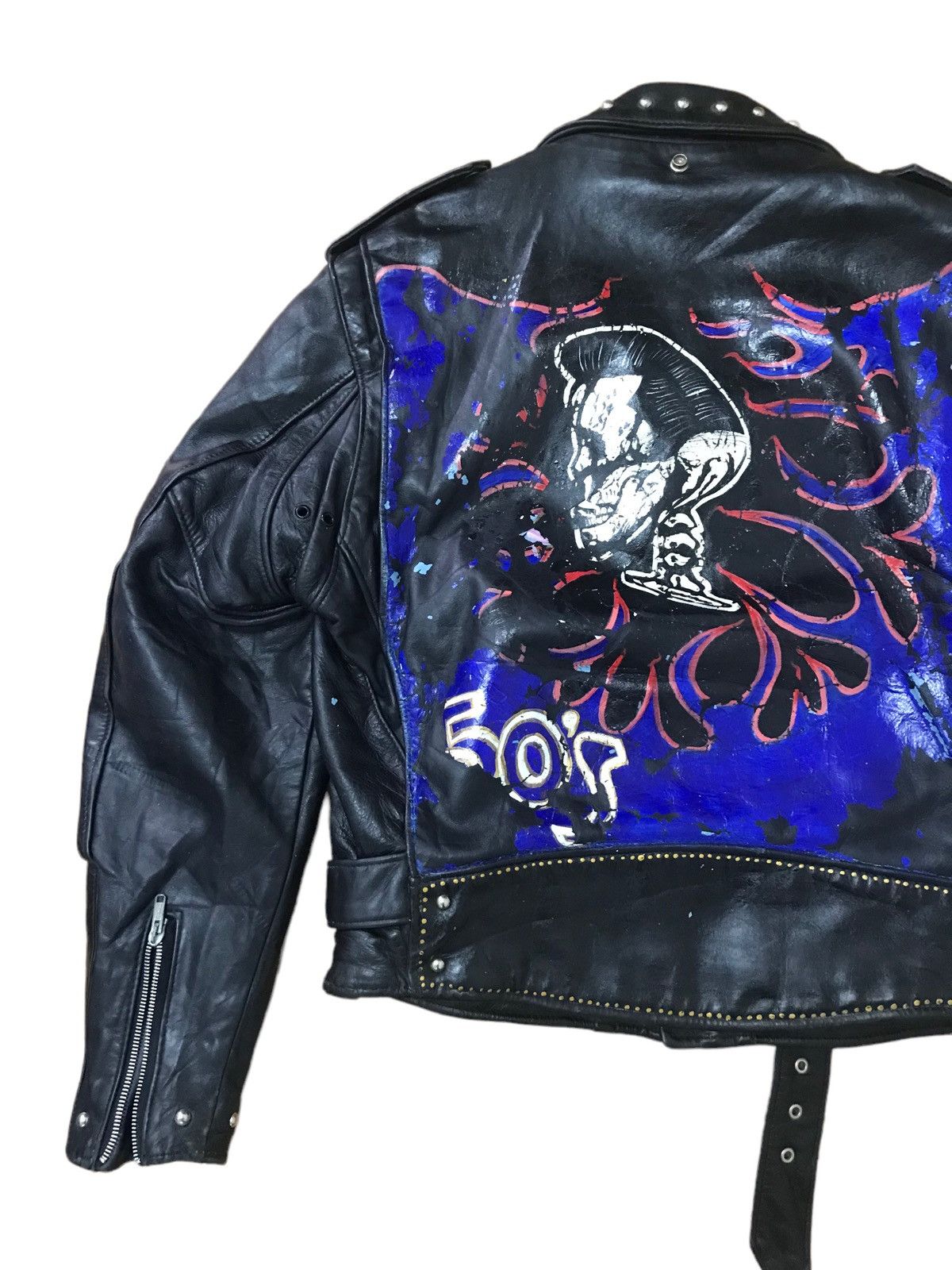 Schott × Seditionaries Rare🔥Vintage Schott Perfecto Black Leather Jacket Size US M / EU 48-50 / 2 - 8 Thumbnail