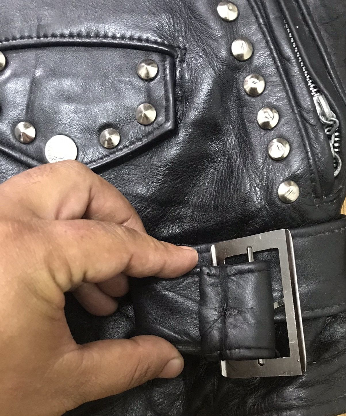 Schott × Seditionaries Rare🔥Vintage Schott Perfecto Black Leather Jacket Size US M / EU 48-50 / 2 - 17 Thumbnail
