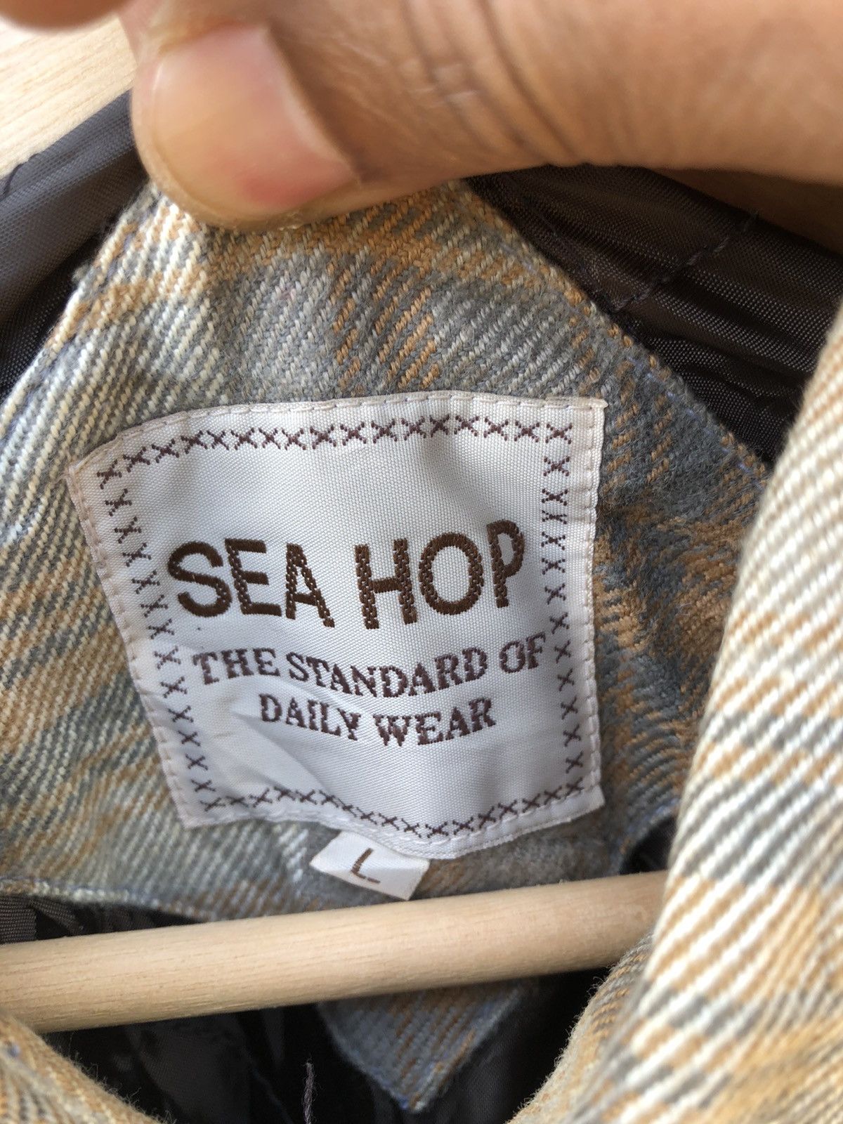 Flannel Flannel Sea Hop Hip Hop Checkered Design Size US L / EU 52-54 / 3 - 4 Thumbnail
