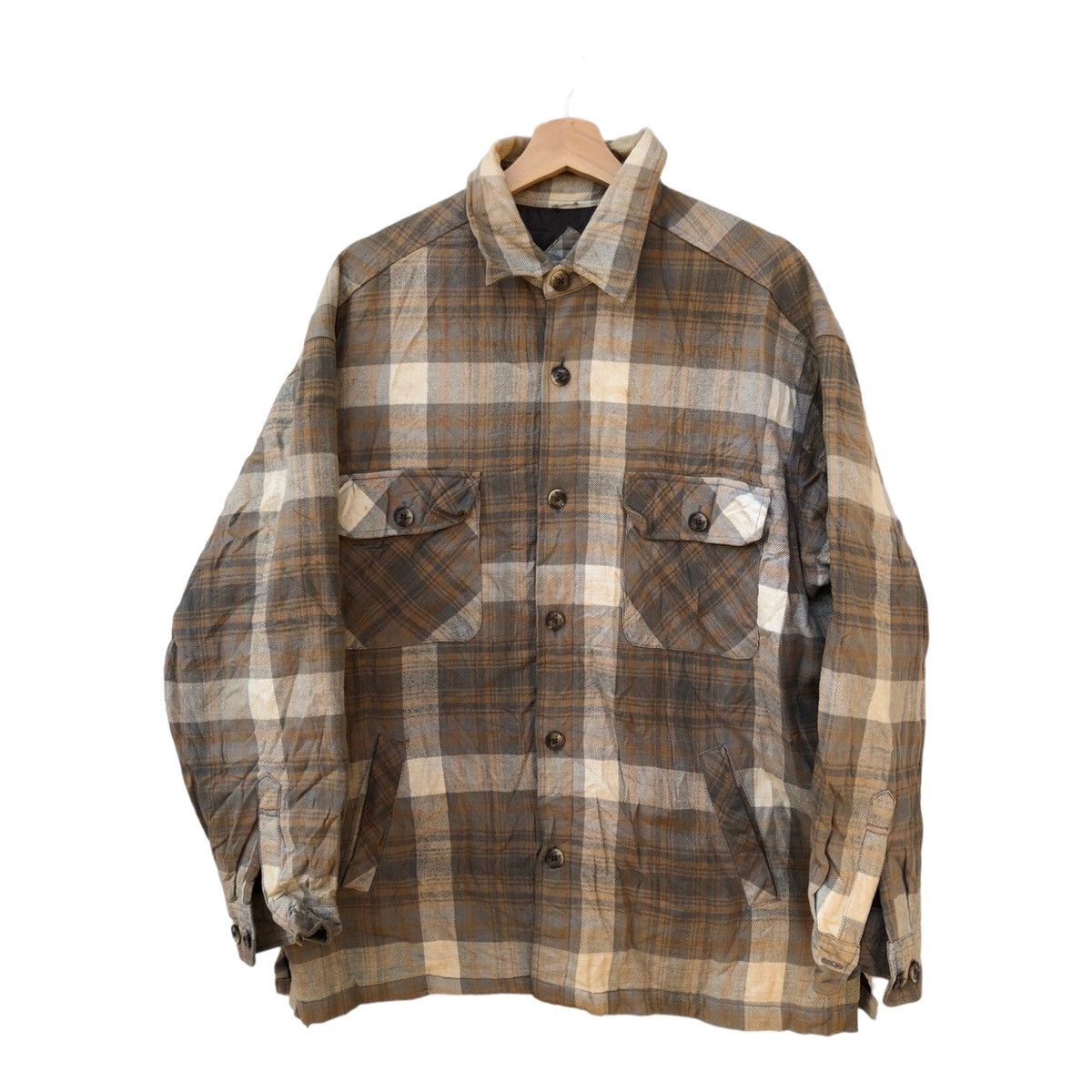Flannel Flannel Sea Hop Hip Hop Checkered Design Size US L / EU 52-54 / 3 - 1 Thumbnail