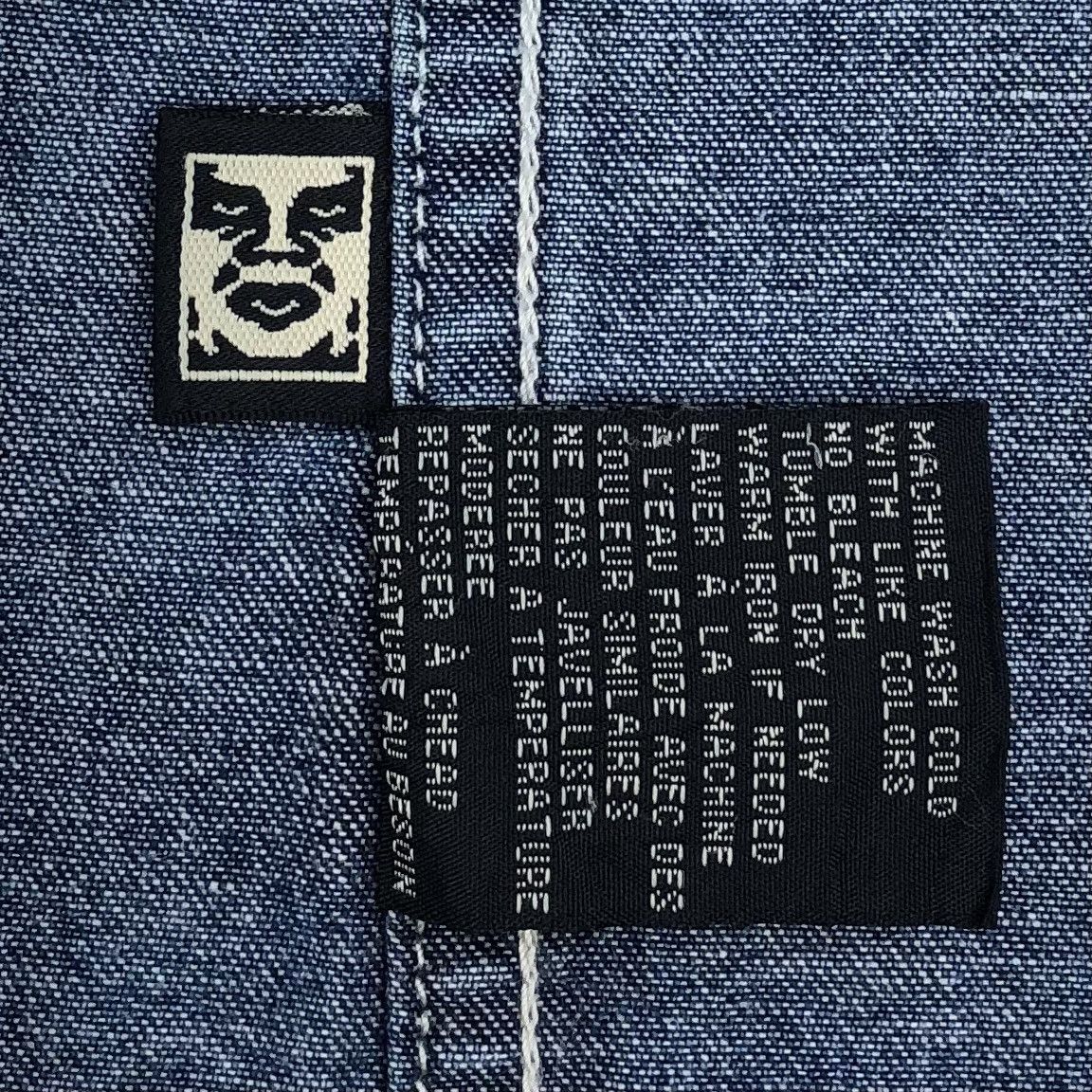 Obey Vintage Obey Denim Chore Safari Jacket Size US L / EU 52-54 / 3 - 17 Thumbnail