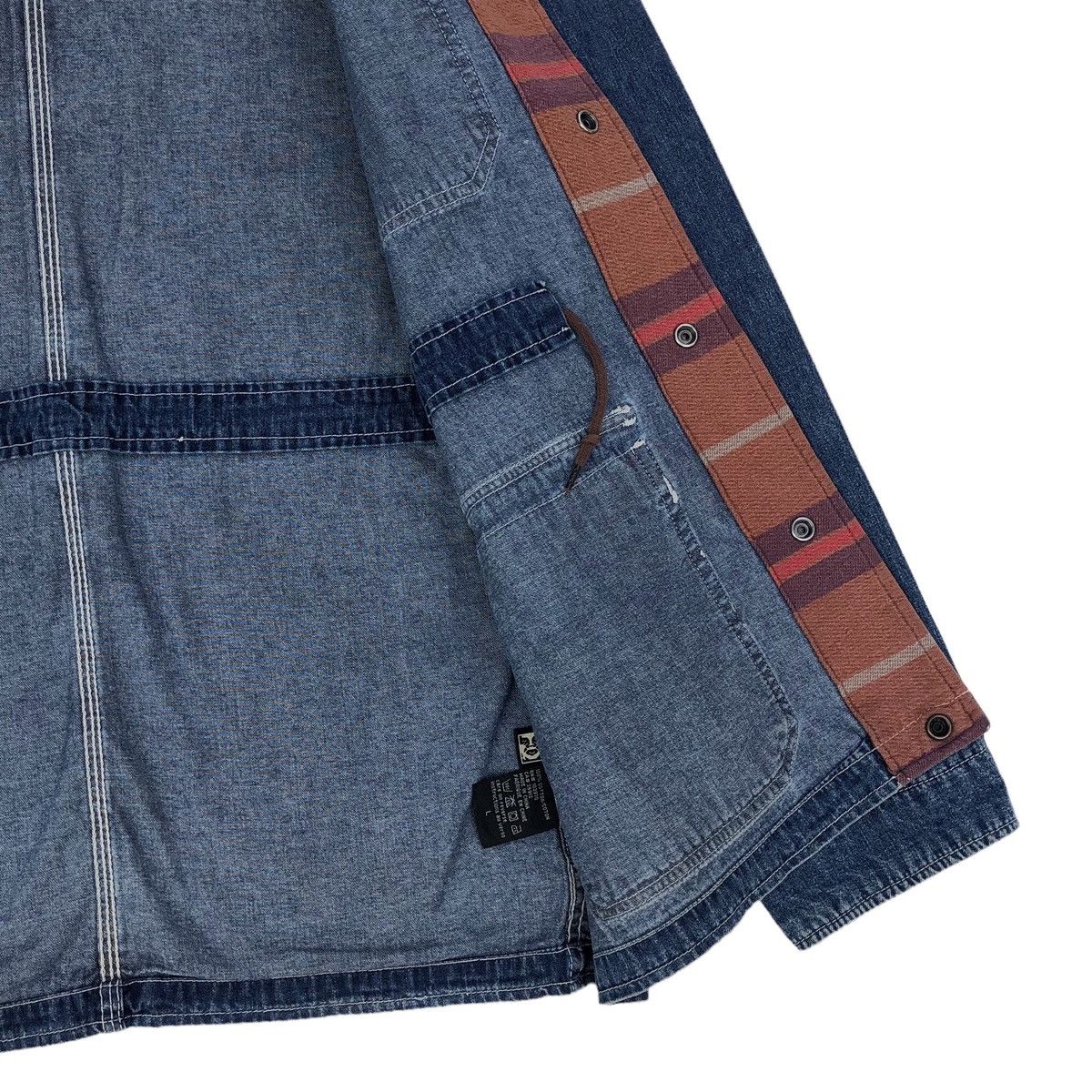 Obey Vintage Obey Denim Chore Safari Jacket Size US L / EU 52-54 / 3 - 9 Thumbnail
