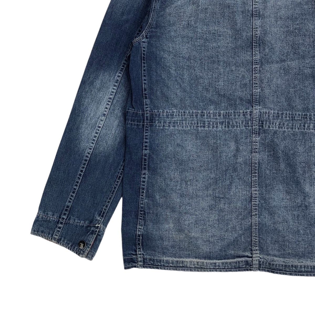 Obey Vintage Obey Denim Chore Safari Jacket Size US L / EU 52-54 / 3 - 13 Thumbnail