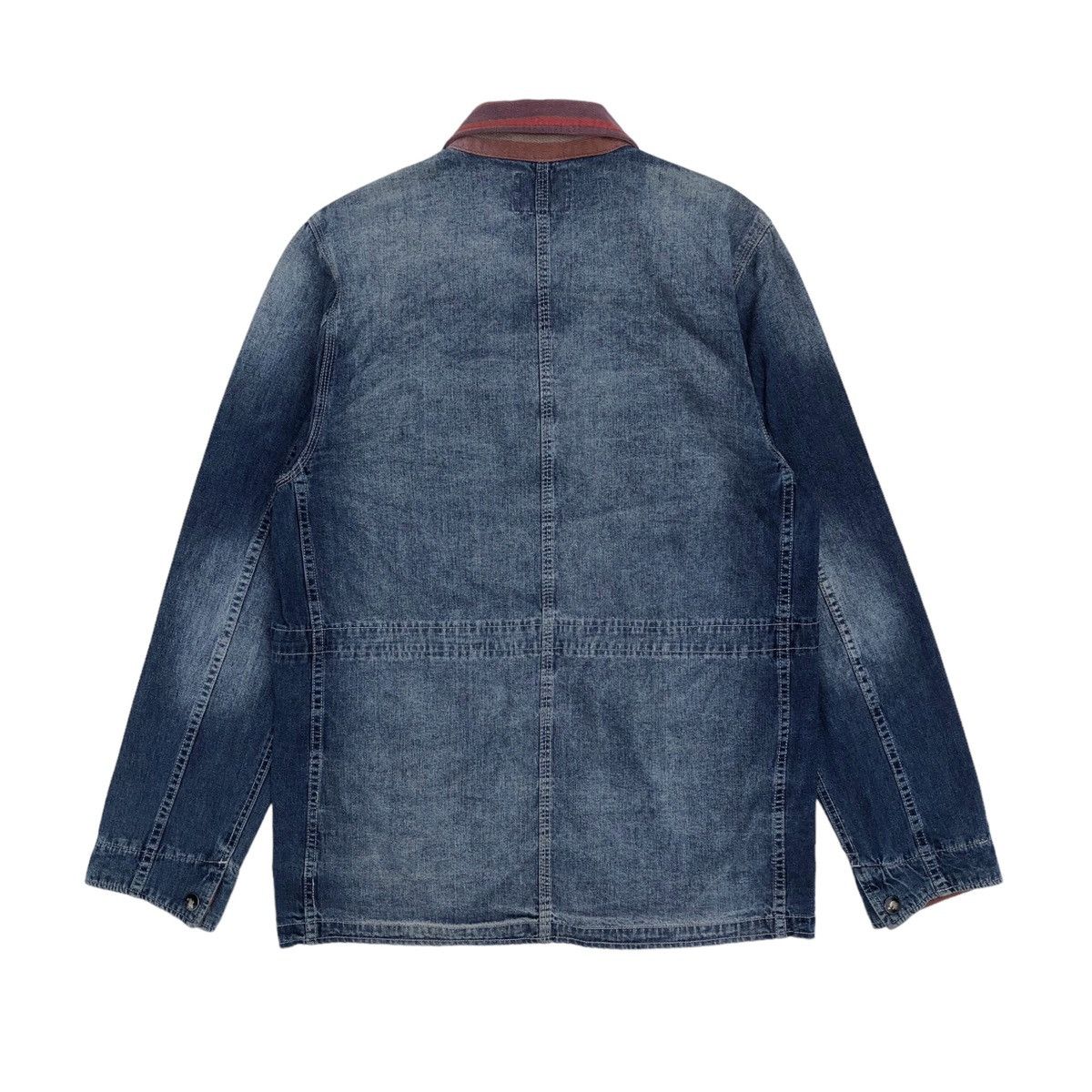 Obey Vintage Obey Denim Chore Safari Jacket Size US L / EU 52-54 / 3 - 12 Thumbnail