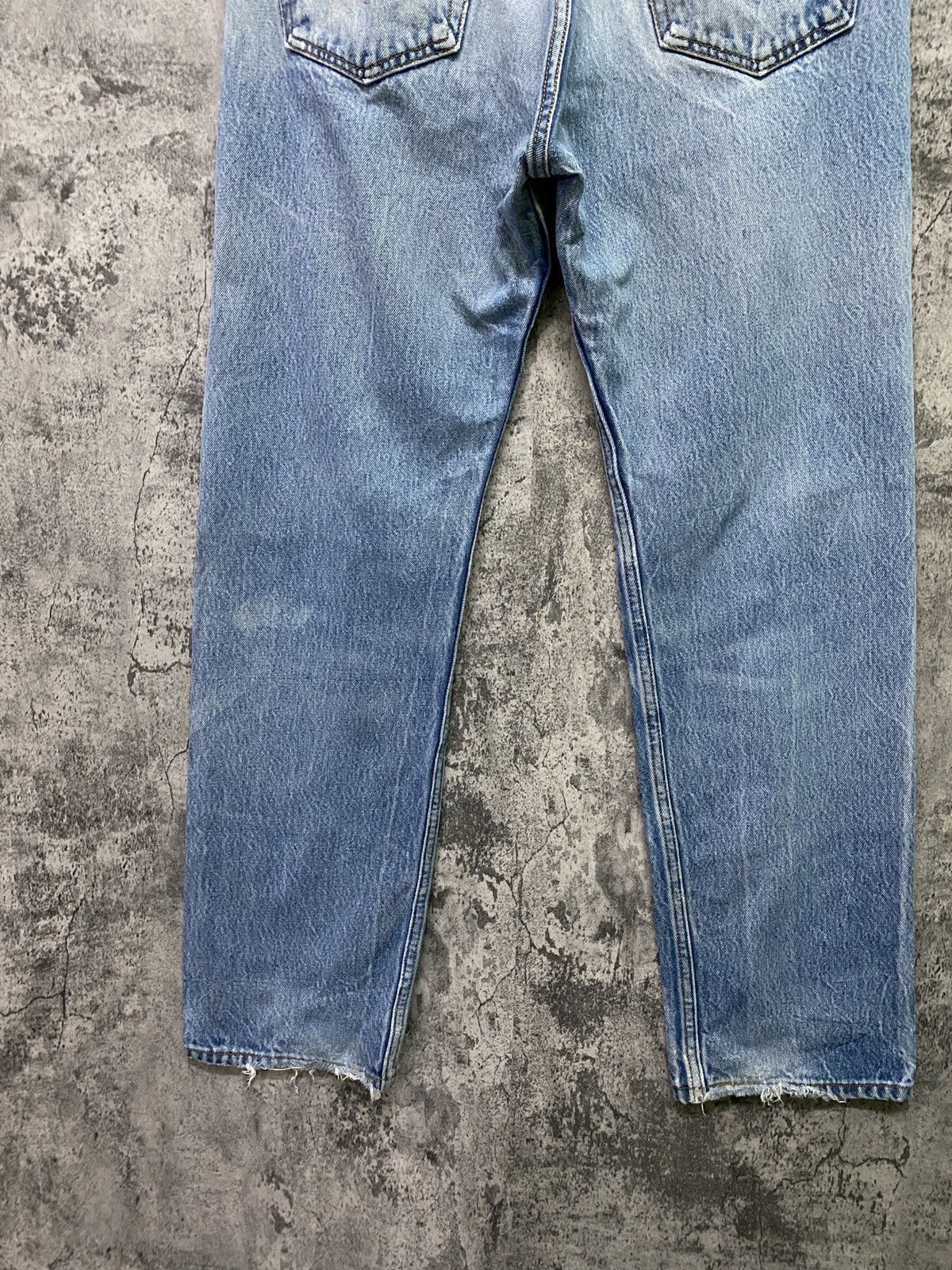 Disney × Levi's × Vintage Vintage LEVIS 501 Distressed Ripped Denim -L76 Size US 32 / EU 48 - 14 Thumbnail