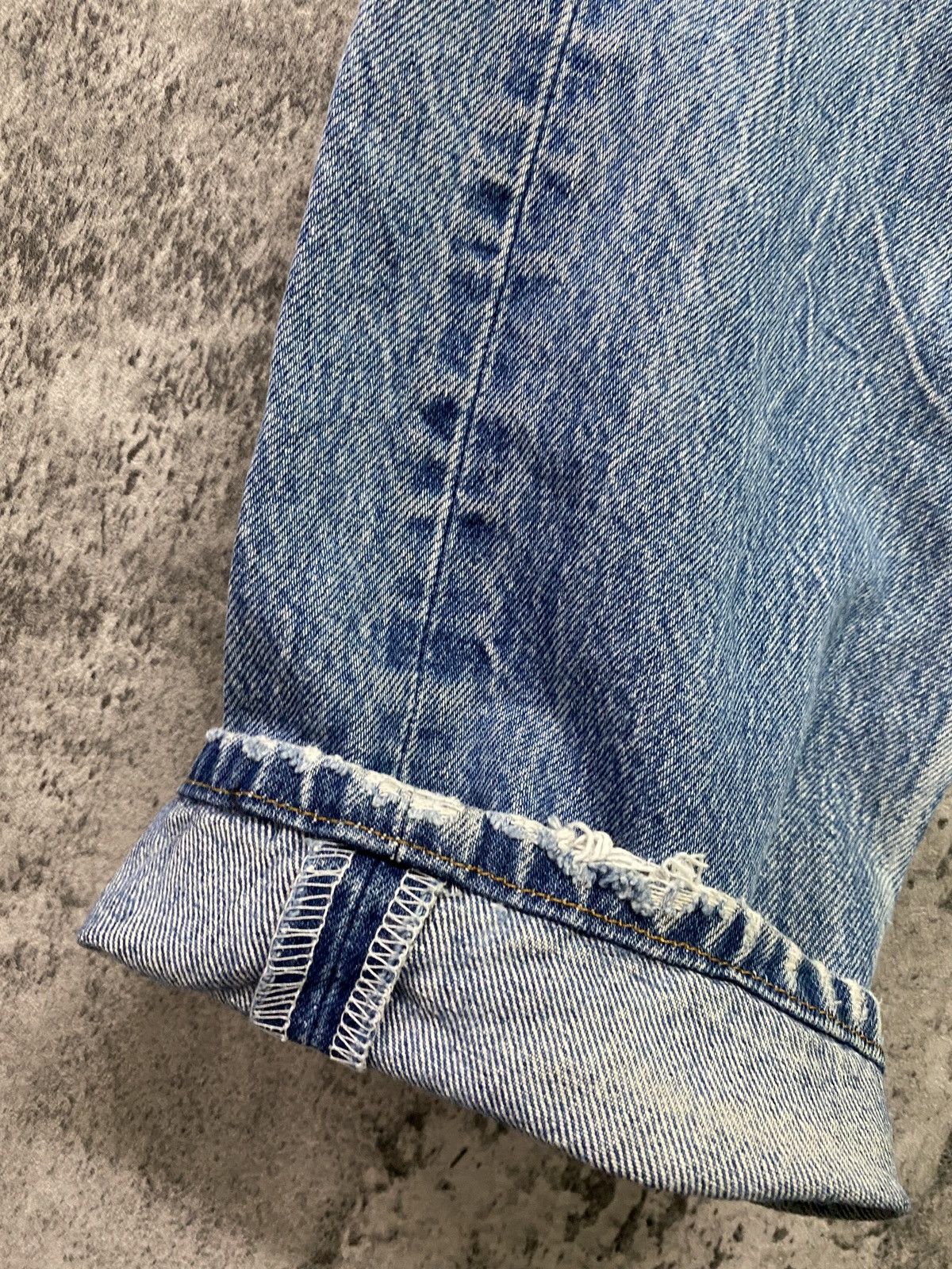 Disney × Levi's × Vintage Vintage LEVIS 501 Distressed Ripped Denim -L76 Size US 32 / EU 48 - 12 Thumbnail