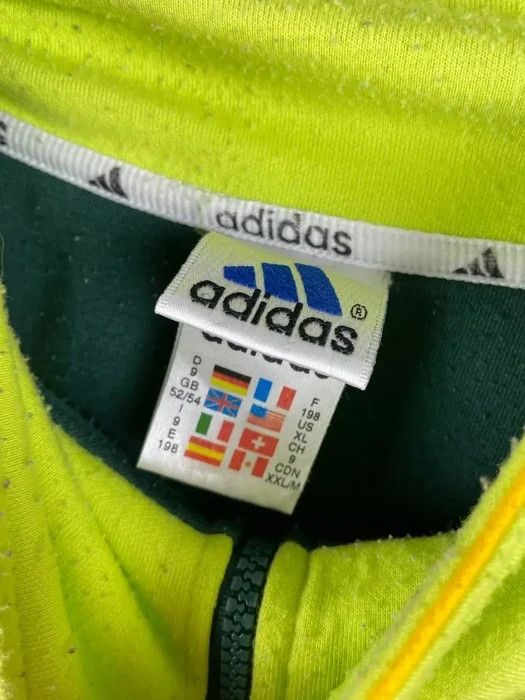 Adidas Adidas vintage fleece zip sweatshirt big logo size XLarge Size US XL / EU 56 / 4 - 4 Thumbnail