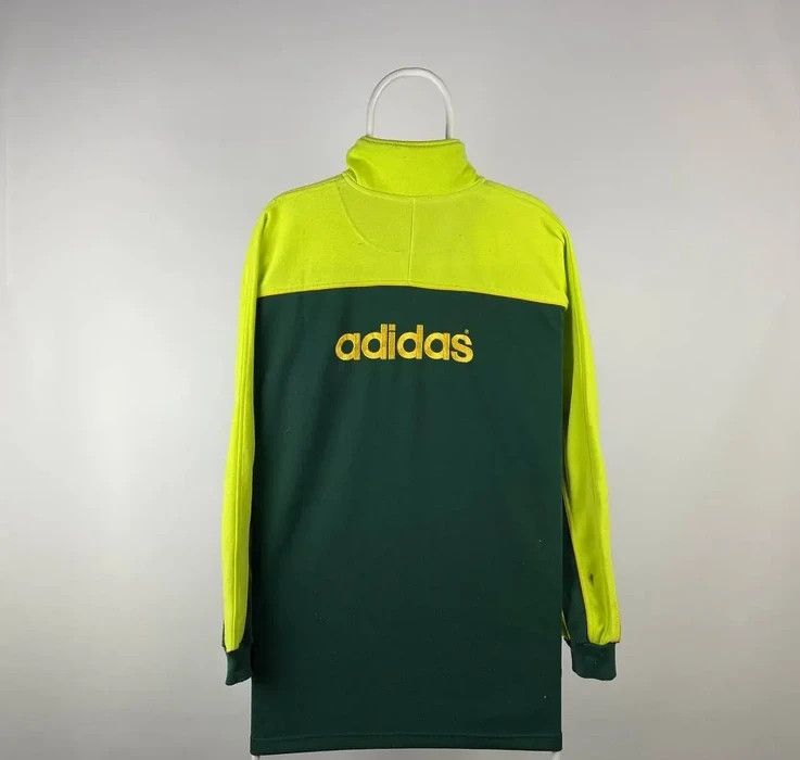 Adidas Adidas vintage fleece zip sweatshirt big logo size XLarge Size US XL / EU 56 / 4 - 2 Thumbnail