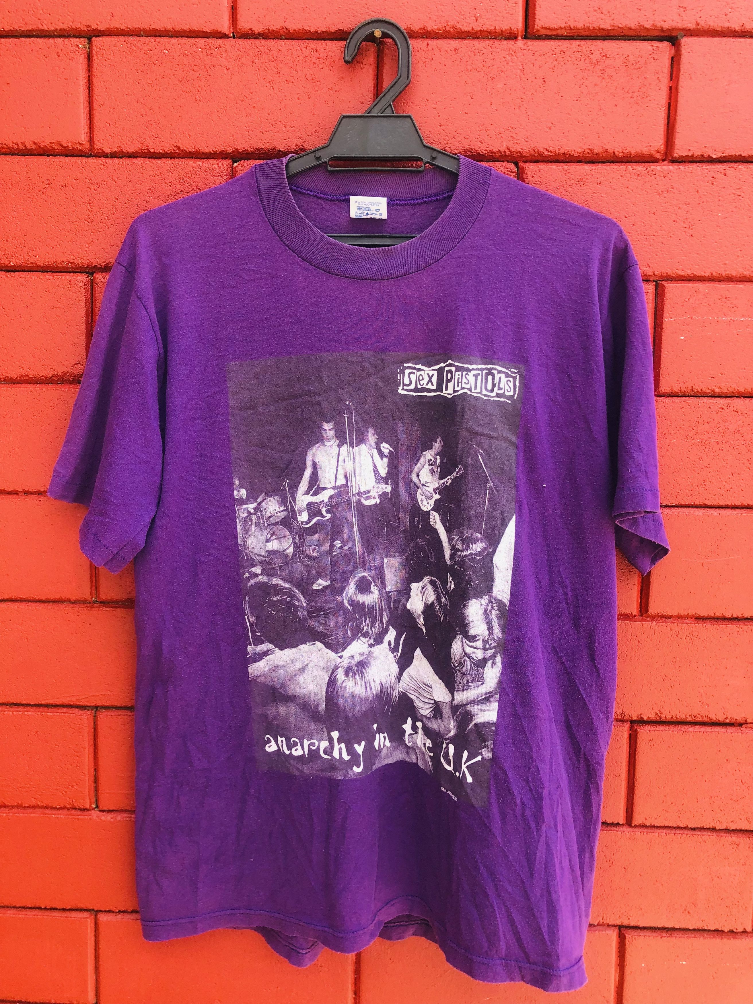 Band Tees × Vintage Vintage Sex Pistols Band Music Gig Jamming Shirt Size US M / EU 48-50 / 2 - 1 Thumbnail