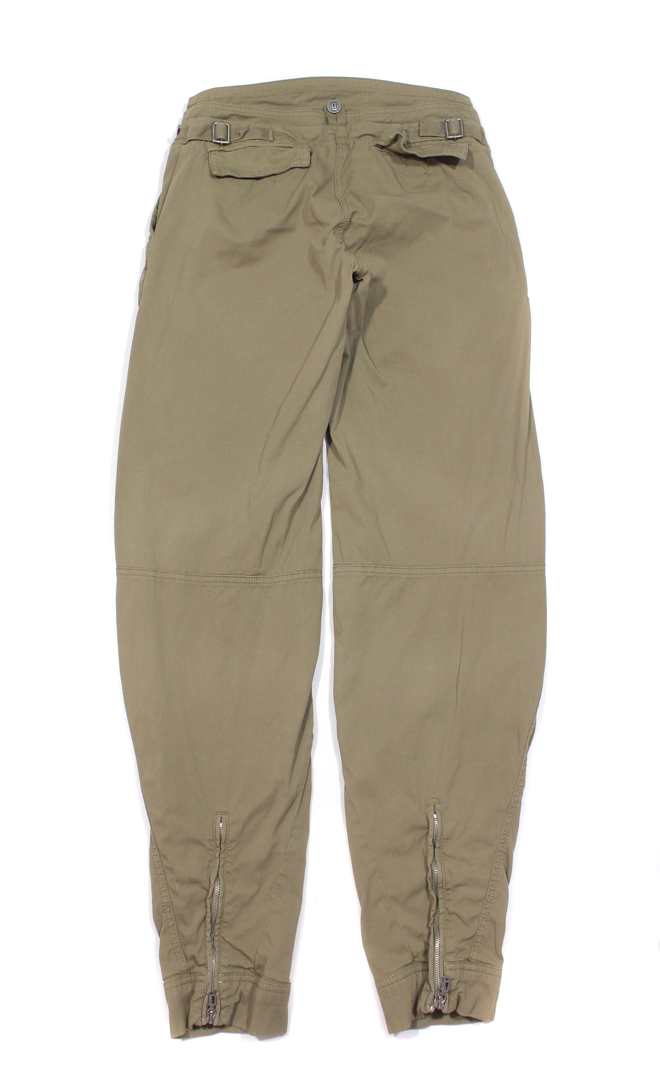John Galliano Military Biker Pants Size 26" / US 2 / IT 38 - 3 Thumbnail