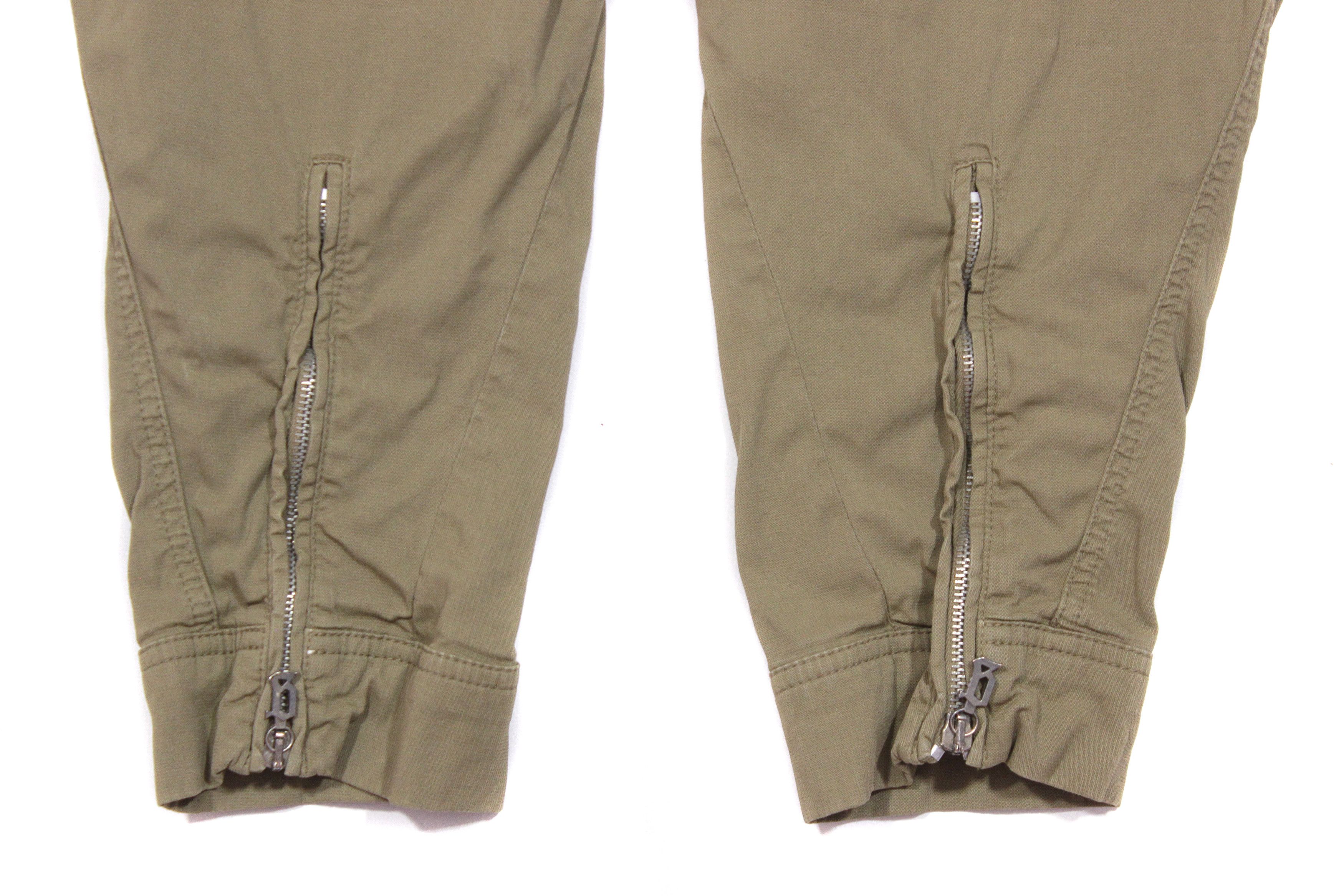 John Galliano Military Biker Pants Size 26" / US 2 / IT 38 - 7 Thumbnail