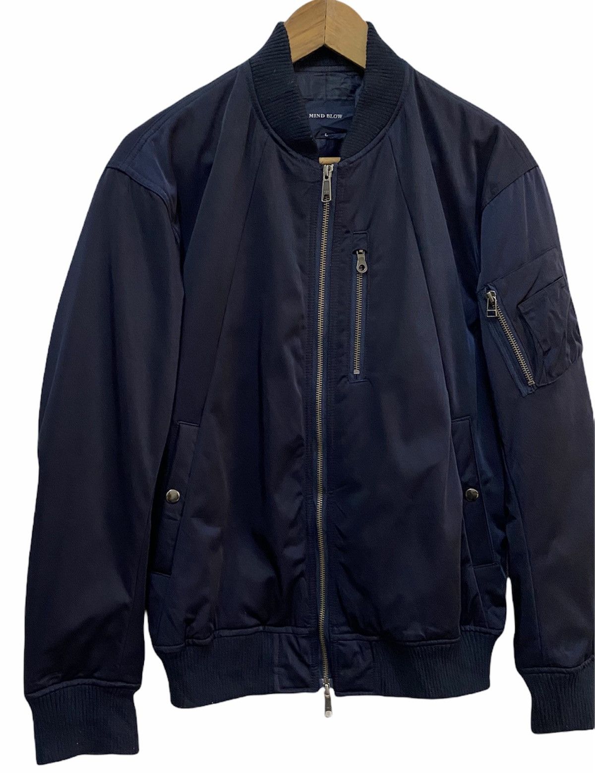 Issey Miyake × Japanese Brand ISSEY MIYAKE 🇯🇵 DESIGN BOMBER JACKET BY MIND BLOW JAPANESE Size US M / EU 48-50 / 2 - 5 Thumbnail