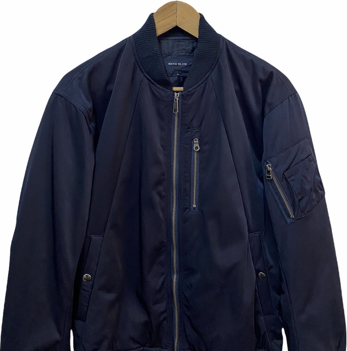 Issey Miyake × Japanese Brand ISSEY MIYAKE 🇯🇵 DESIGN BOMBER JACKET BY MIND BLOW JAPANESE Size US M / EU 48-50 / 2 - 3 Thumbnail