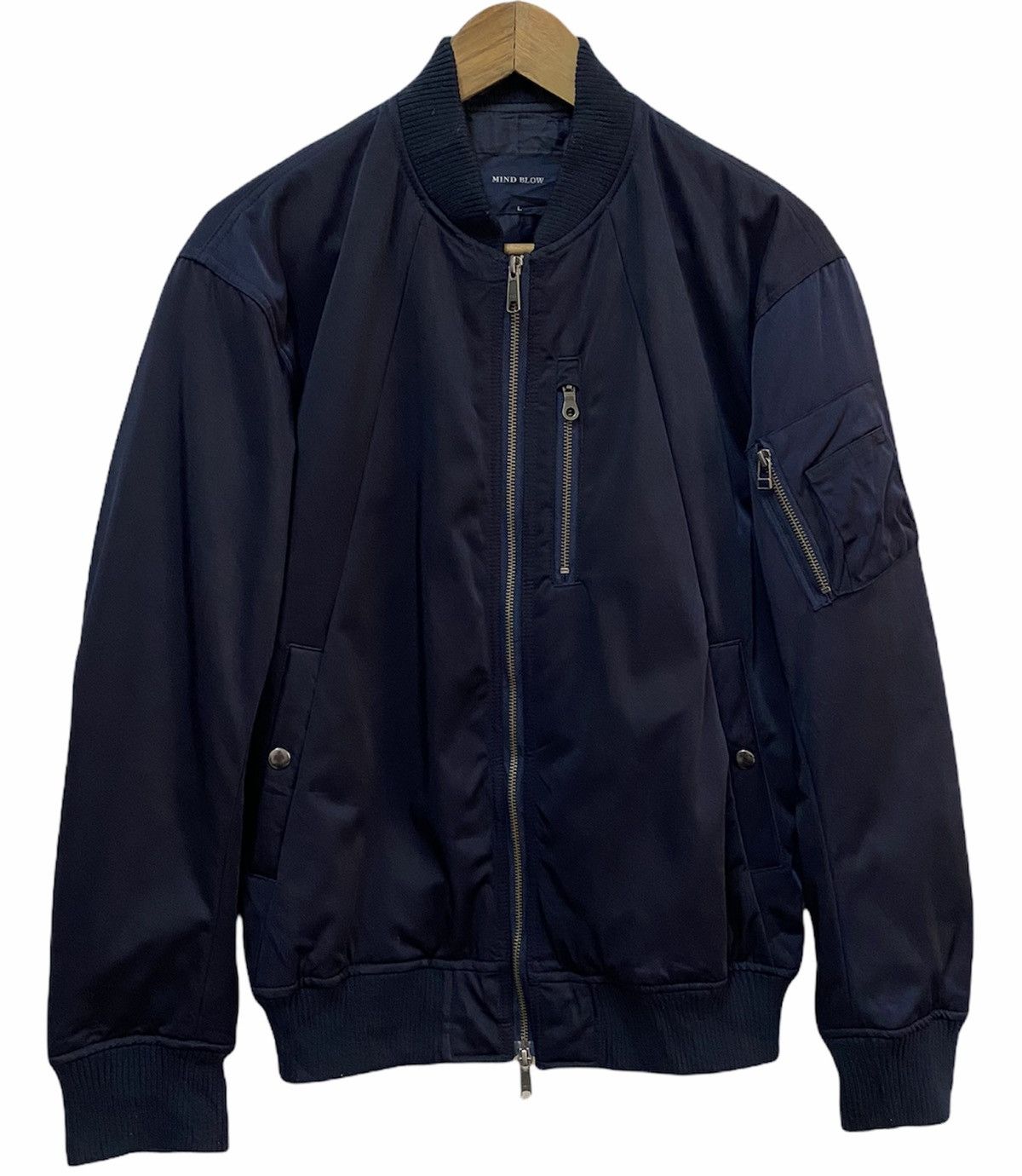 Issey Miyake × Japanese Brand ISSEY MIYAKE 🇯🇵 DESIGN BOMBER JACKET BY MIND BLOW JAPANESE Size US M / EU 48-50 / 2 - 2 Thumbnail