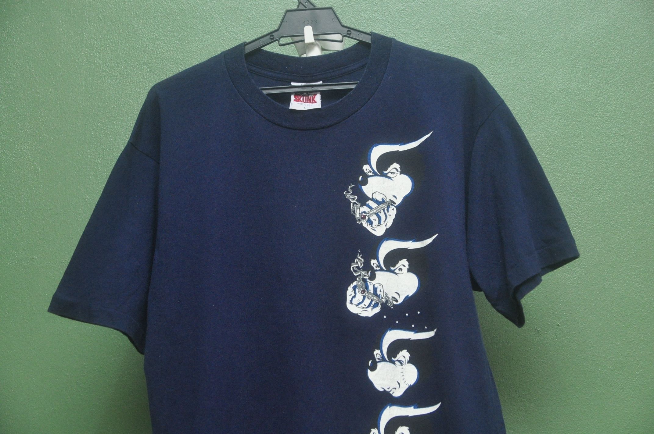 Japanese Brand × Vintage Vintage Skank Made In Usa Shirt Tavis Scott Fashion Style Size US L / EU 52-54 / 3 - 3 Thumbnail
