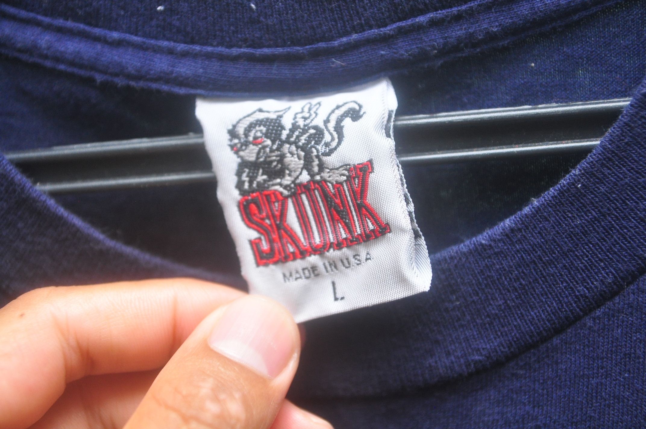 Japanese Brand × Vintage Vintage Skank Made In Usa Shirt Tavis Scott Fashion Style Size US L / EU 52-54 / 3 - 8 Thumbnail