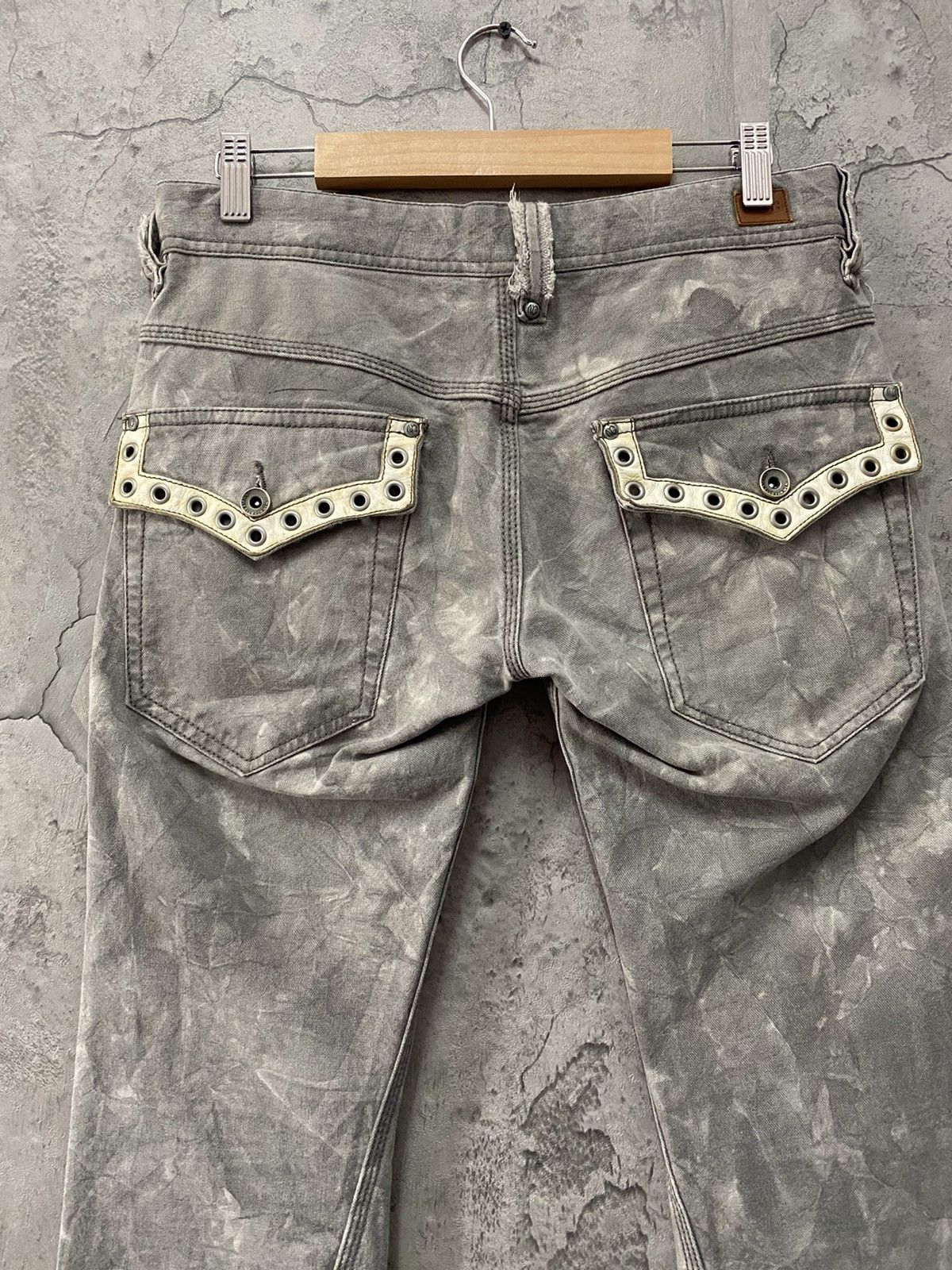 Japanese Brand Nicole Club Japan Twisted Seam Leather Trim Mini Flared Size US 30 / EU 46 - 9 Thumbnail