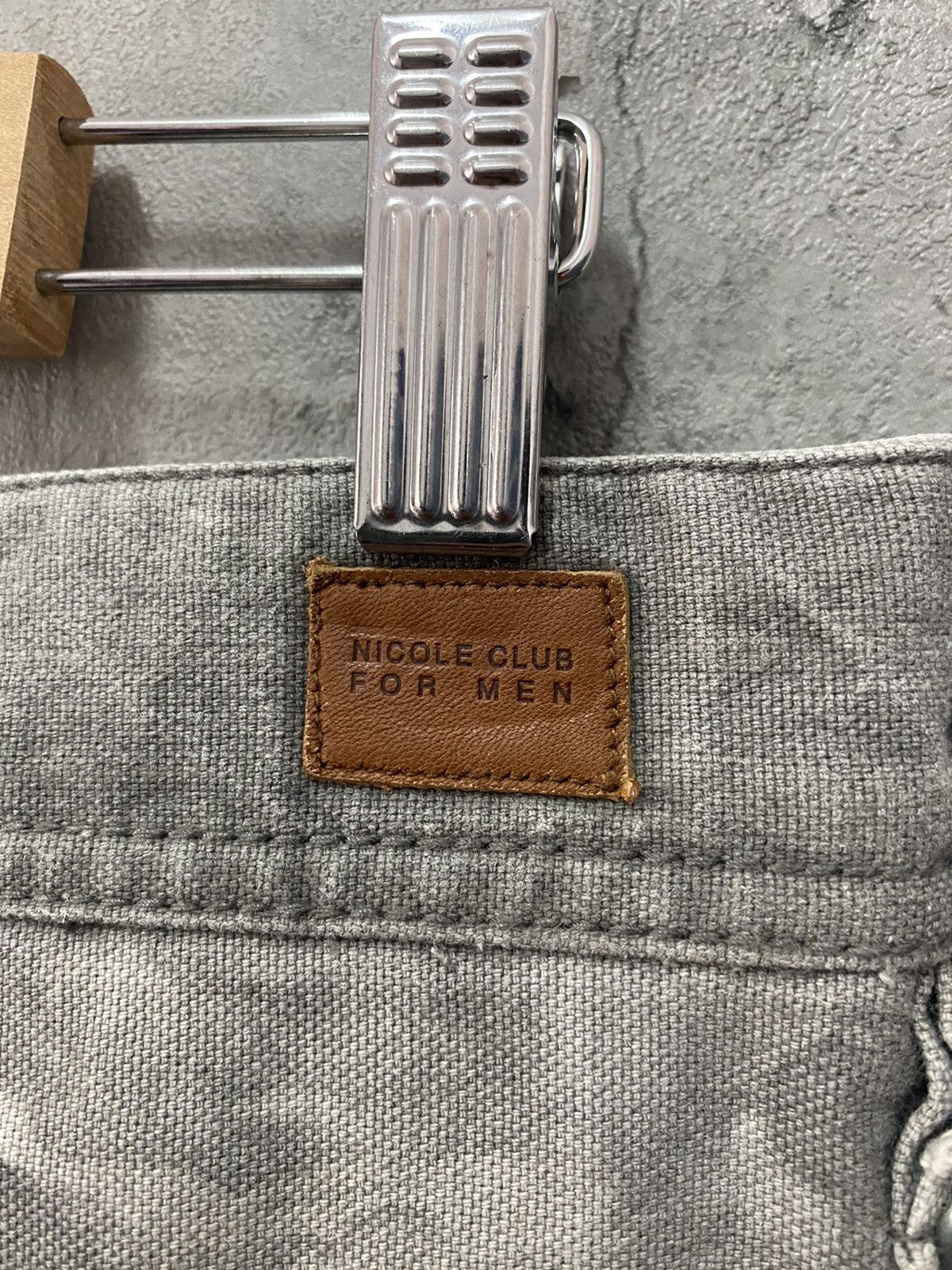 Japanese Brand Nicole Club Japan Twisted Seam Leather Trim Mini Flared Size US 30 / EU 46 - 13 Thumbnail