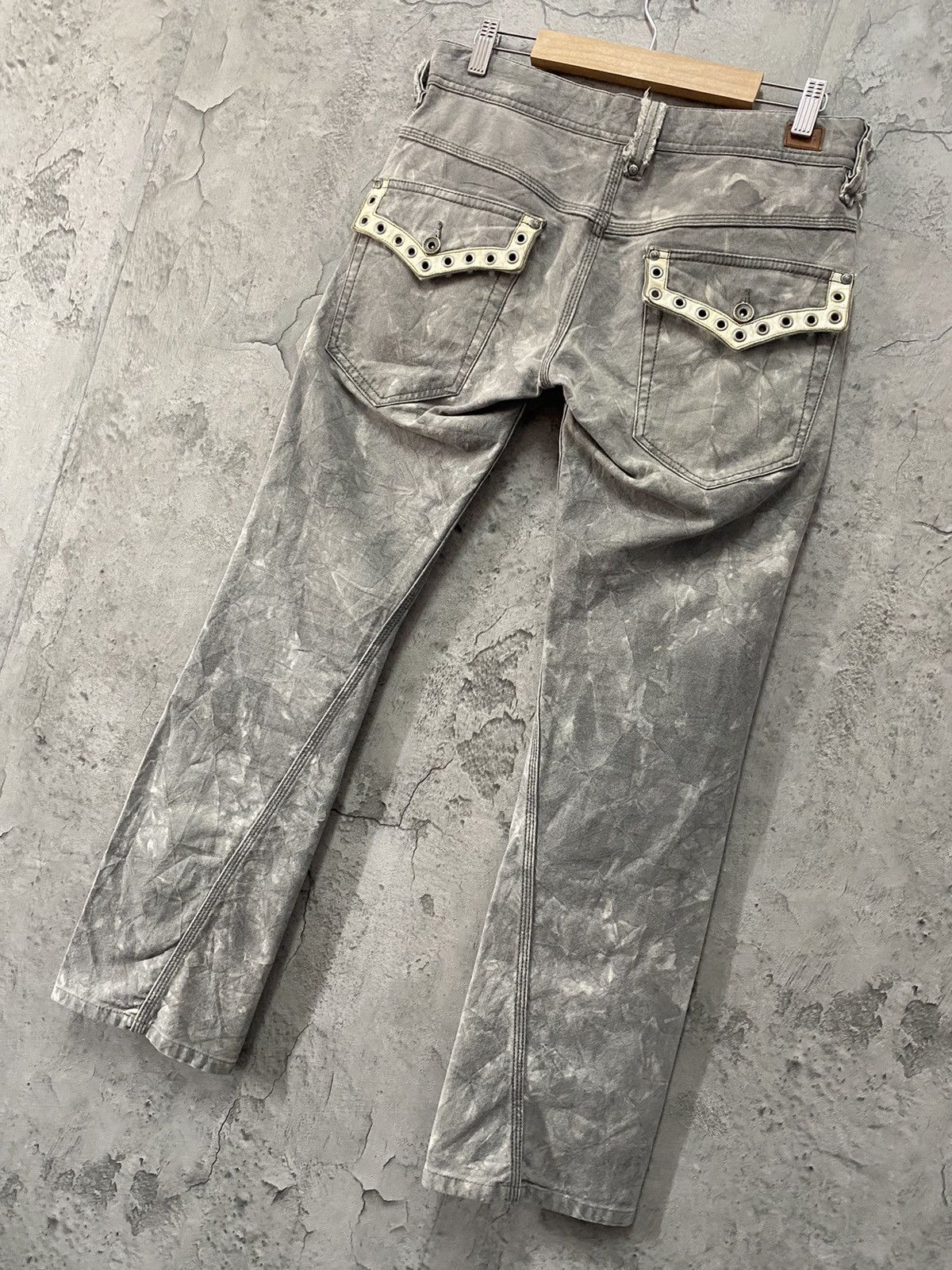Japanese Brand Nicole Club Japan Twisted Seam Leather Trim Mini Flared Size US 30 / EU 46 - 8 Thumbnail