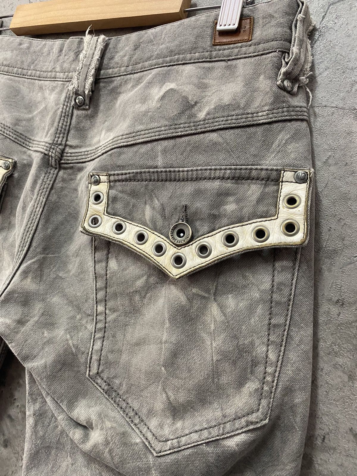 Japanese Brand Nicole Club Japan Twisted Seam Leather Trim Mini Flared Size US 30 / EU 46 - 11 Thumbnail