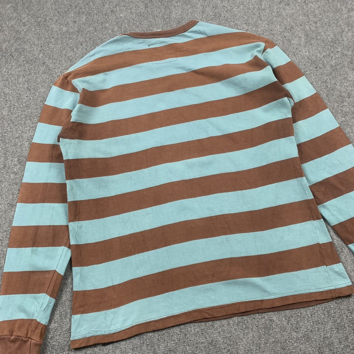 Jun Takahashi × Undercover × Vintage Vintage RARE 90s Undercover Jun Takahashi Stripe L/S Tee Size US M / EU 48-50 / 2 - 6 Thumbnail
