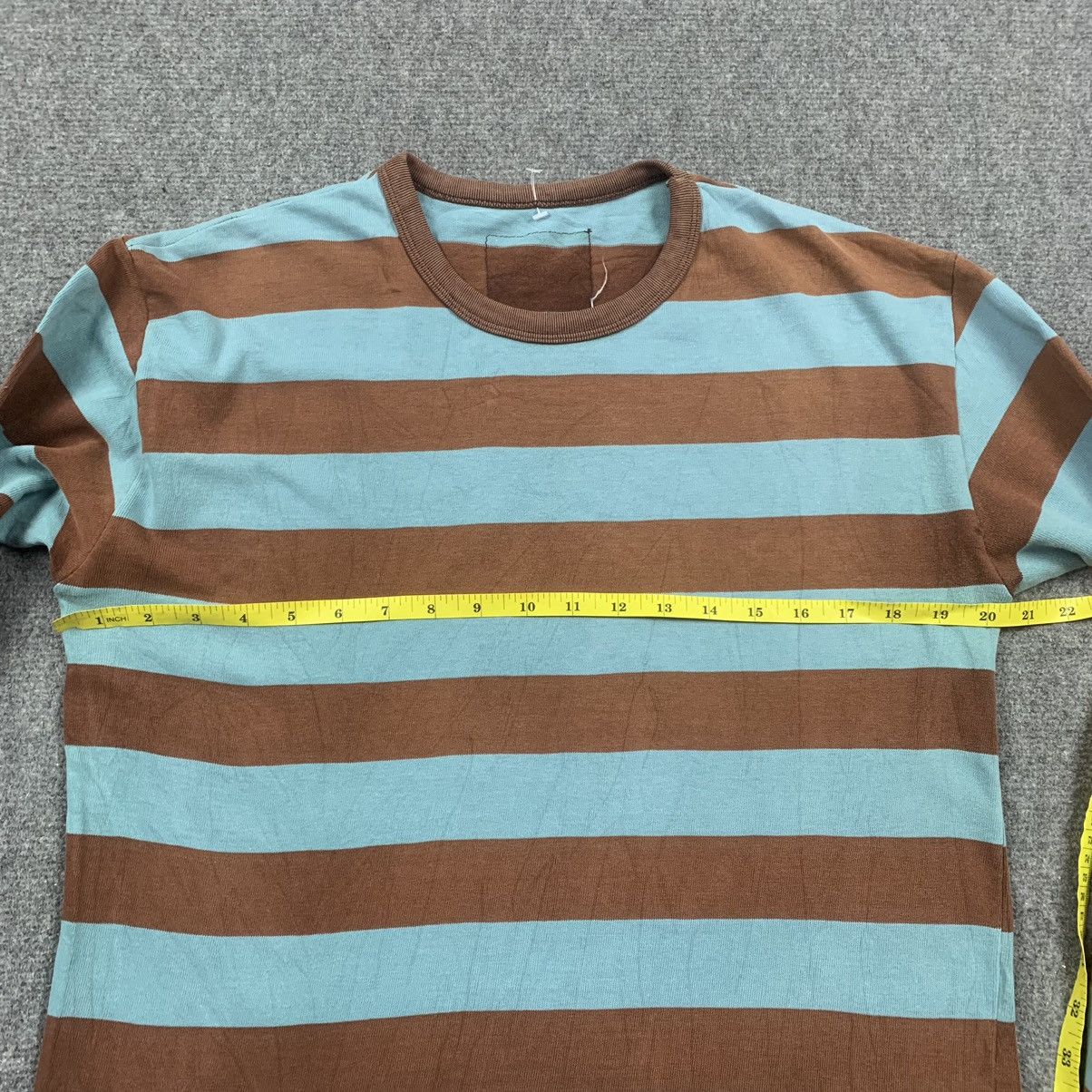 Jun Takahashi × Undercover × Vintage Vintage RARE 90s Undercover Jun Takahashi Stripe L/S Tee Size US M / EU 48-50 / 2 - 10 Thumbnail