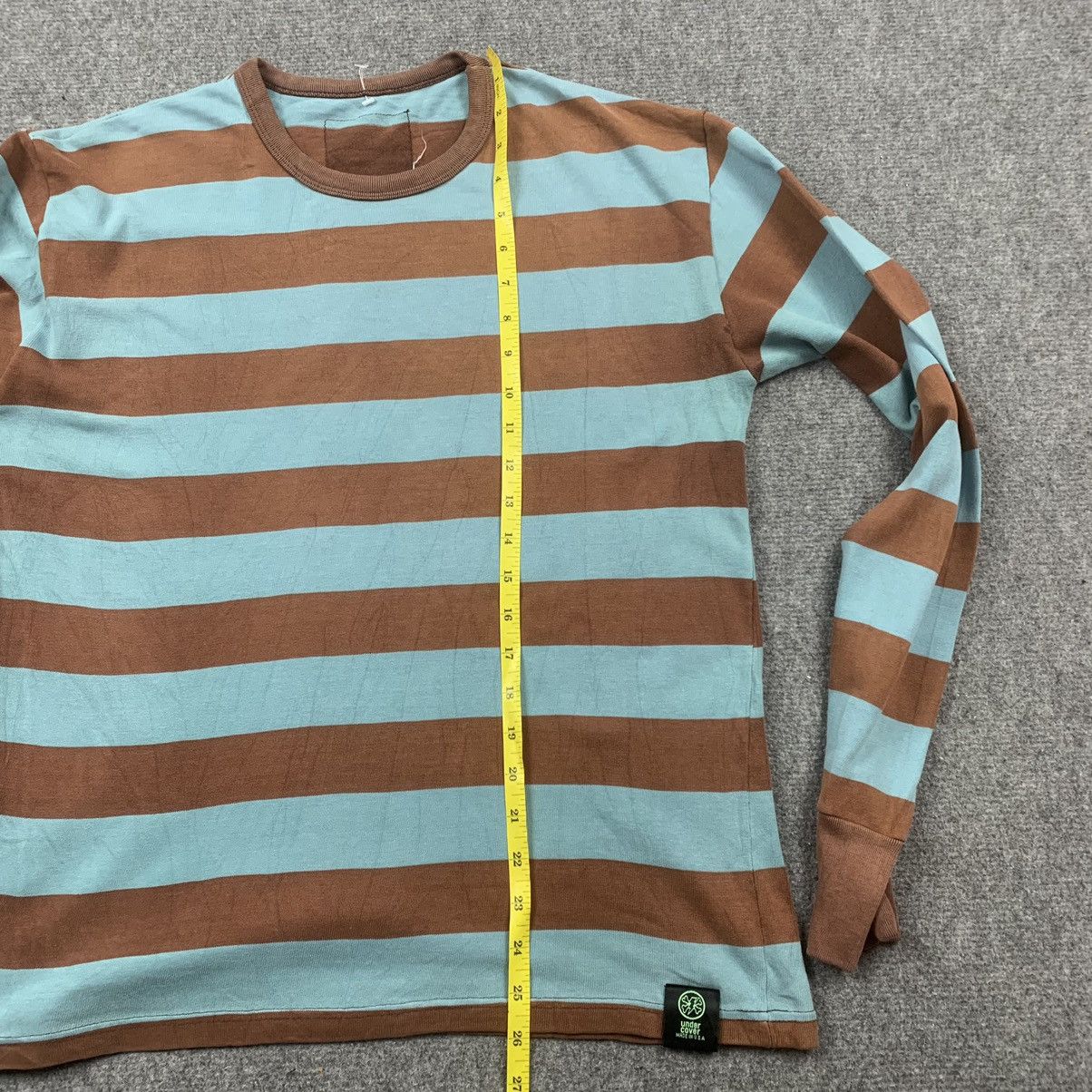 Jun Takahashi × Undercover × Vintage Vintage RARE 90s Undercover Jun Takahashi Stripe L/S Tee Size US M / EU 48-50 / 2 - 11 Thumbnail