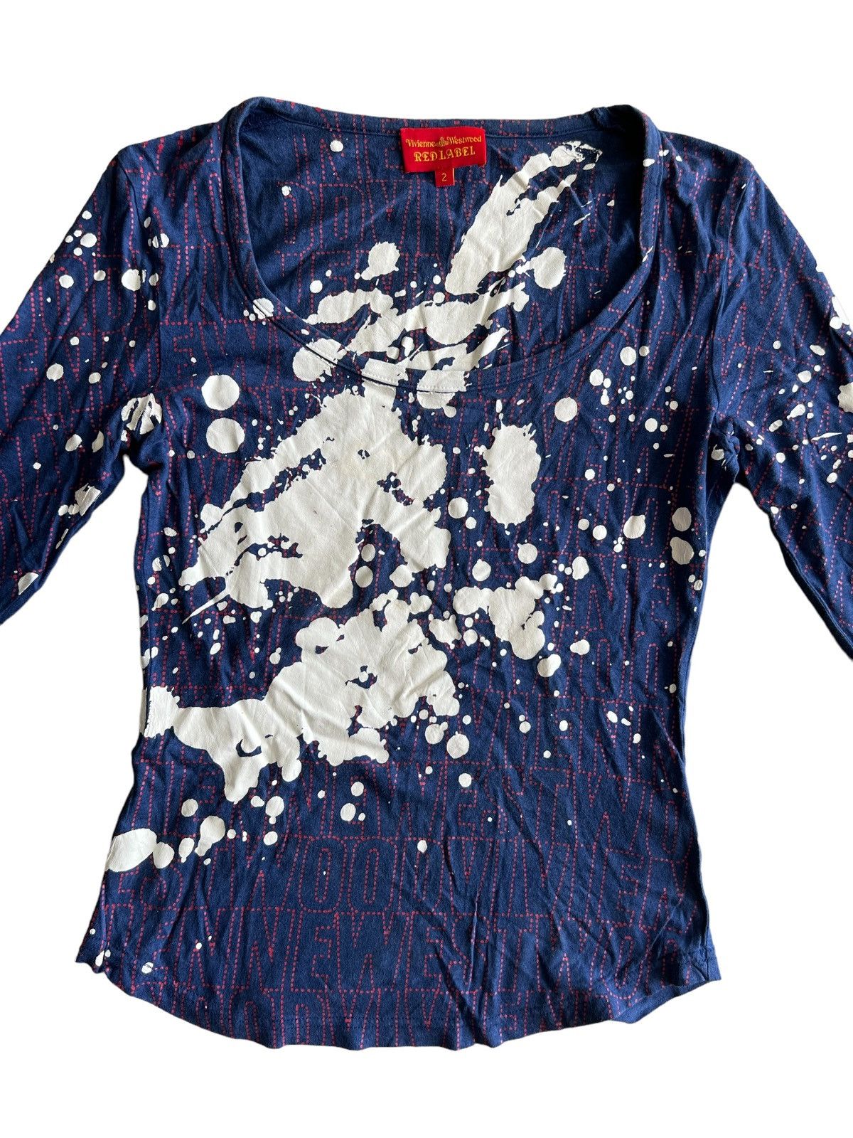 Vivienne Westwood OG Vivienne Westwood Painter SpellOut Embroidery LS Shirt Size M / US 6-8 / IT 42-44 - 3 Thumbnail