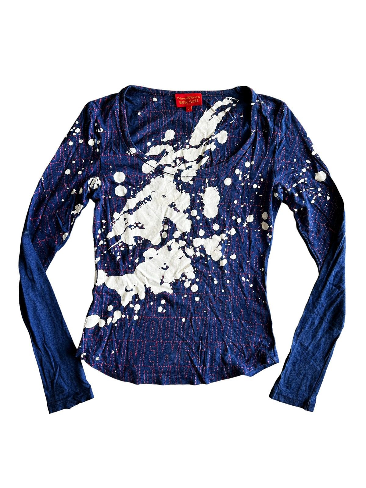 Vivienne Westwood OG Vivienne Westwood Painter SpellOut Embroidery LS Shirt Size M / US 6-8 / IT 42-44 - 2 Thumbnail