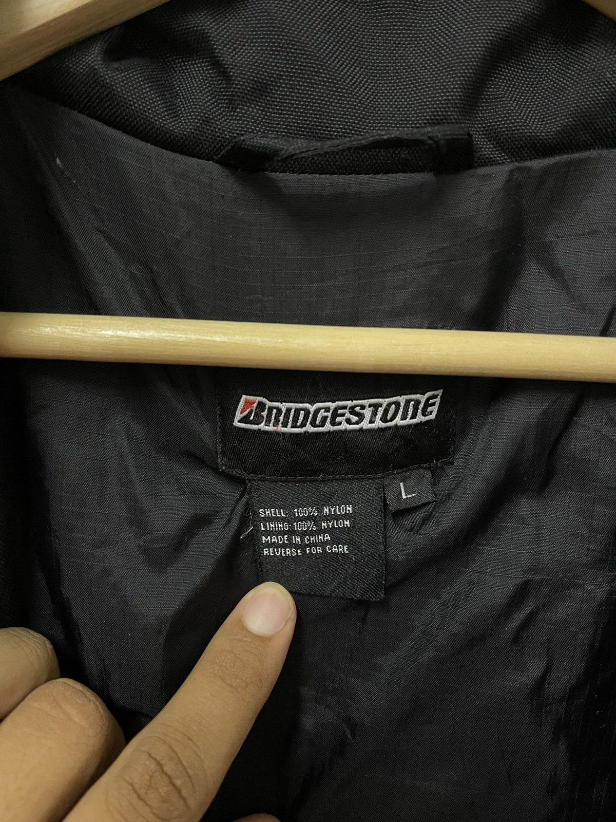 Japanese Brand × Vintage Vintage Bridgestone Motorsport Zip Up Jacket Size US L / EU 52-54 / 3 - 4 Thumbnail
