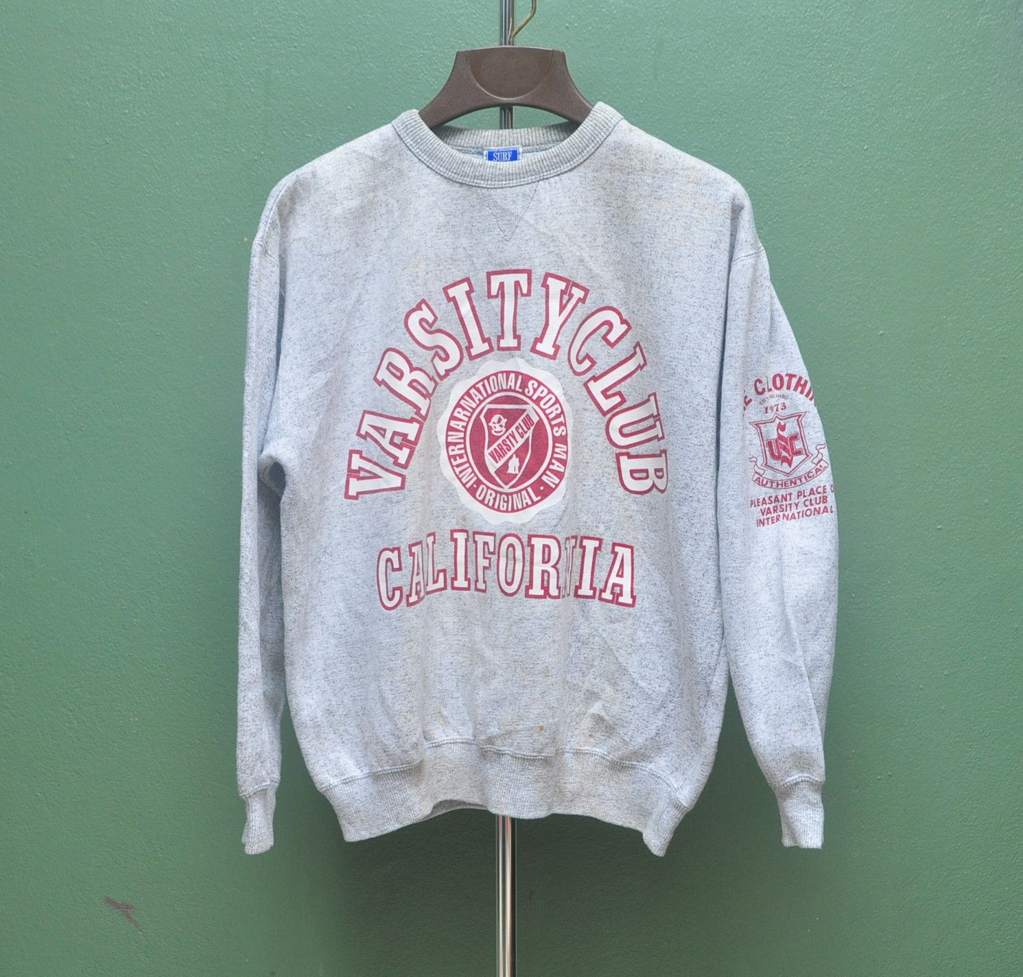 Japanese Brand × Vintage Vintage Varsity Club Sweatshirt Fashion Style Size US L / EU 52-54 / 3 - 1 Thumbnail