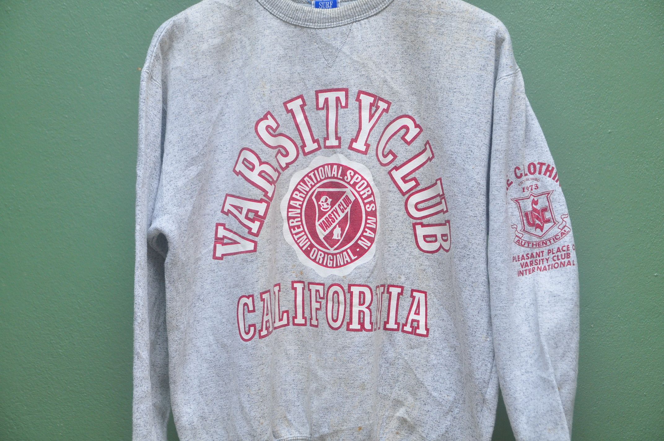 Japanese Brand × Vintage Vintage Varsity Club Sweatshirt Fashion Style Size US L / EU 52-54 / 3 - 3 Thumbnail