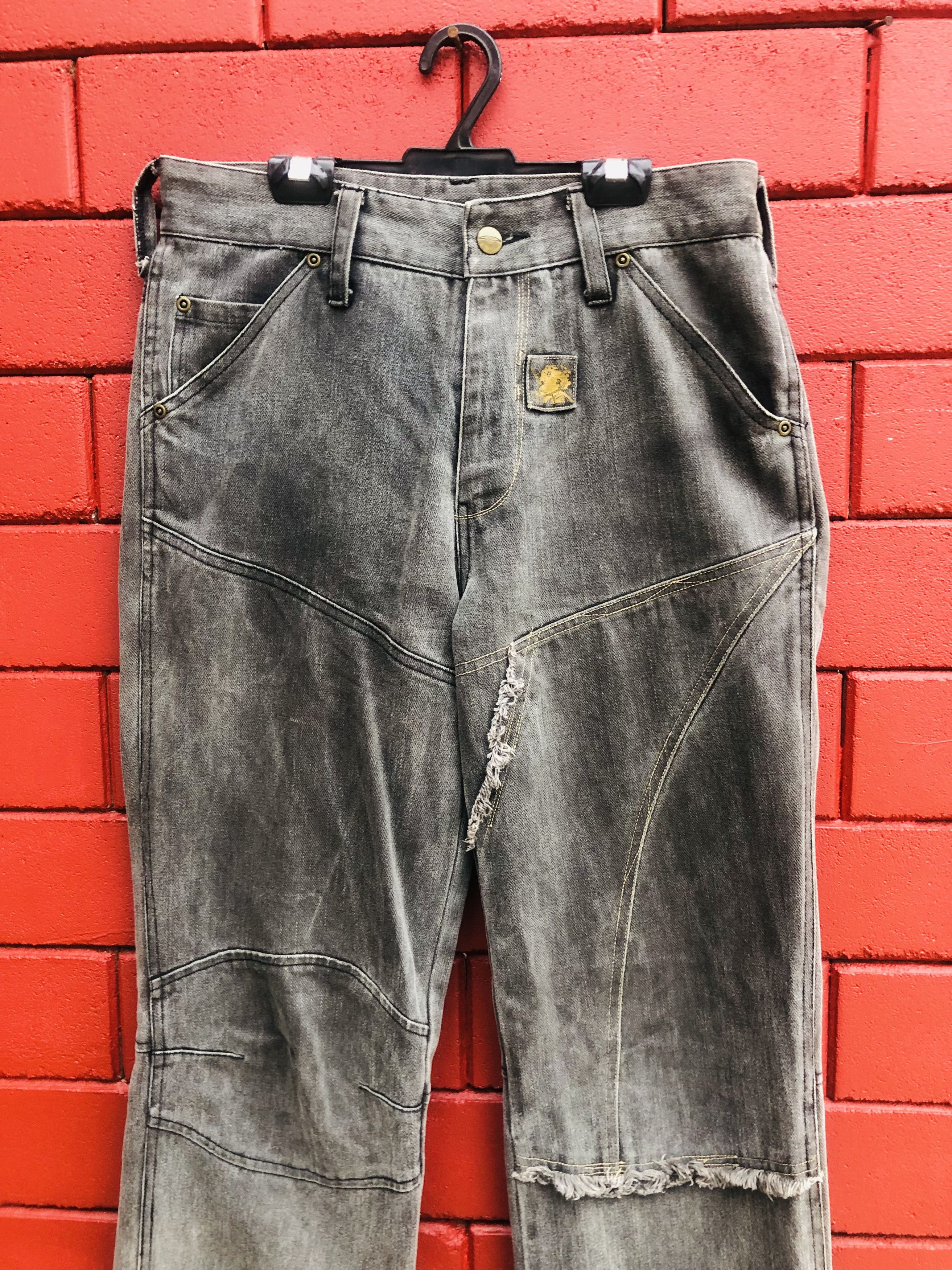 Japanese Brand × Vintage Vintage Yakuza Distressed Japanese Designed Fashion Style Size US 30 / EU 46 - 3 Thumbnail