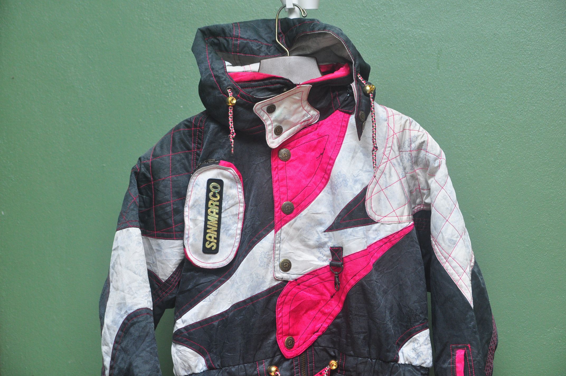 Designer × Japanese Brand Vintage Sanmarco Multicolour Travis Scott Fashion Style Size US L / EU 52-54 / 3 - 3 Thumbnail
