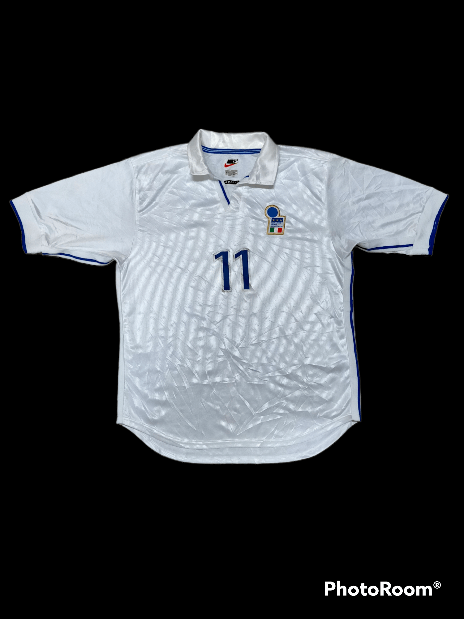 Nike × Vintage Vintage 1997-1998 Italia Player Issue Away Shirt Size US M / EU 48-50 / 2 - 2 Thumbnail