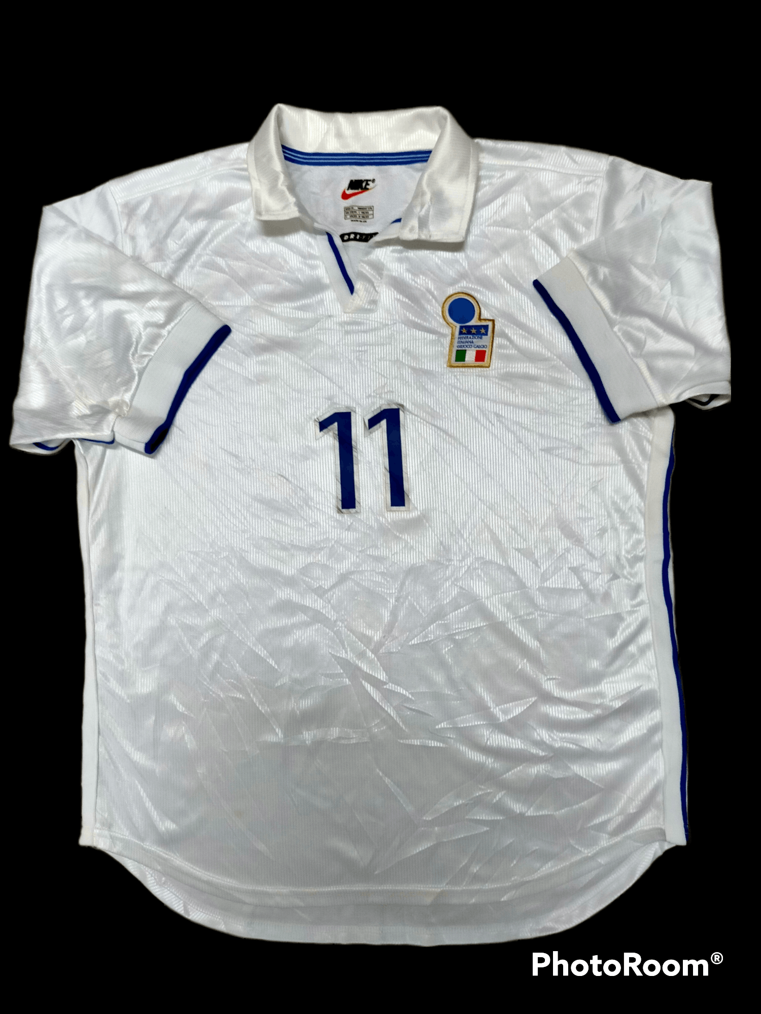 Nike × Vintage Vintage 1997-1998 Italia Player Issue Away Shirt Size US M / EU 48-50 / 2 - 1 Thumbnail