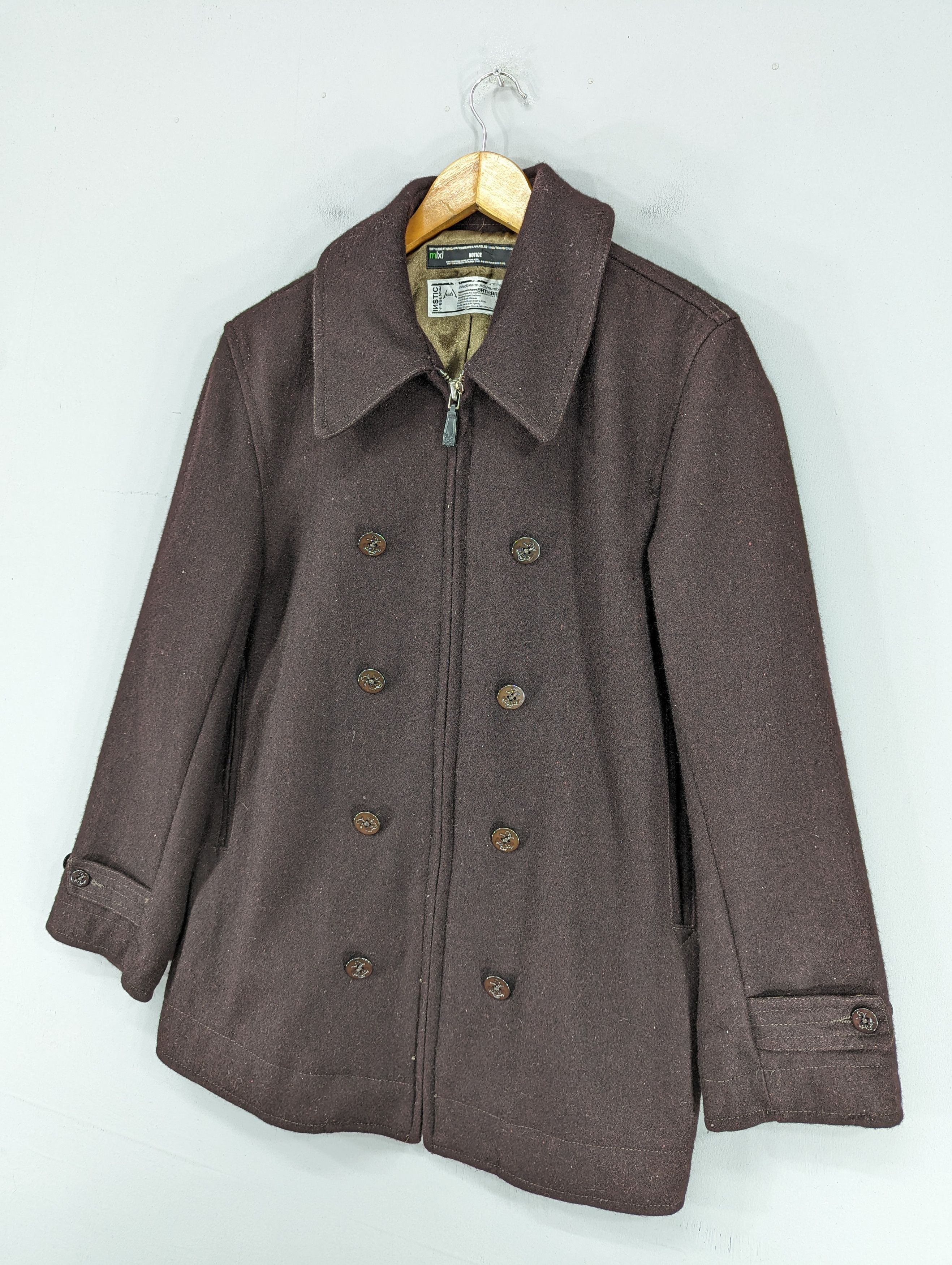 Number (N)ine 🔥RARE🔥BRTH:BREATH/Numbernine Wool Zipper Coat Jacket Size US M / EU 48-50 / 2 - 3 Thumbnail