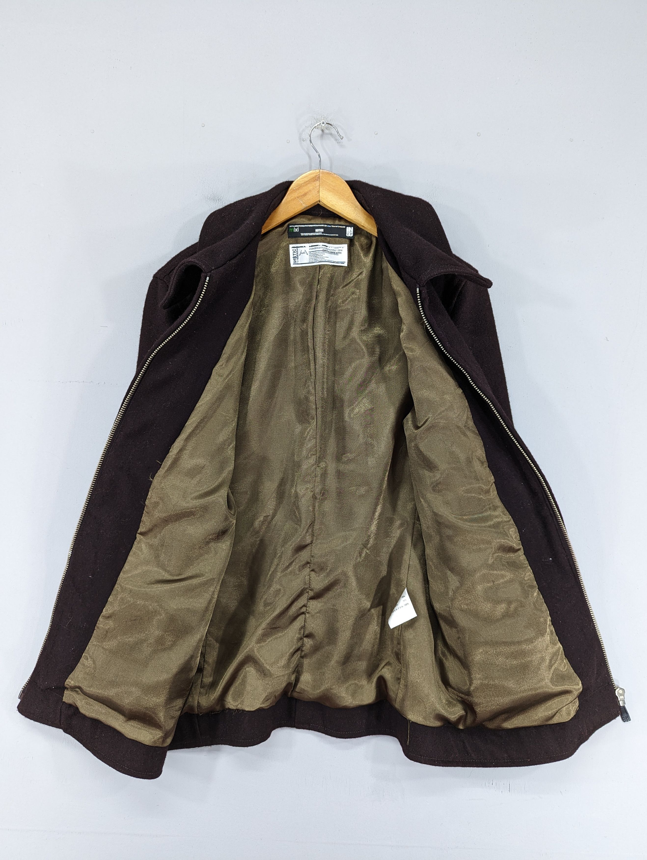 Number (N)ine 🔥RARE🔥BRTH:BREATH/Numbernine Wool Zipper Coat Jacket Size US M / EU 48-50 / 2 - 7 Thumbnail