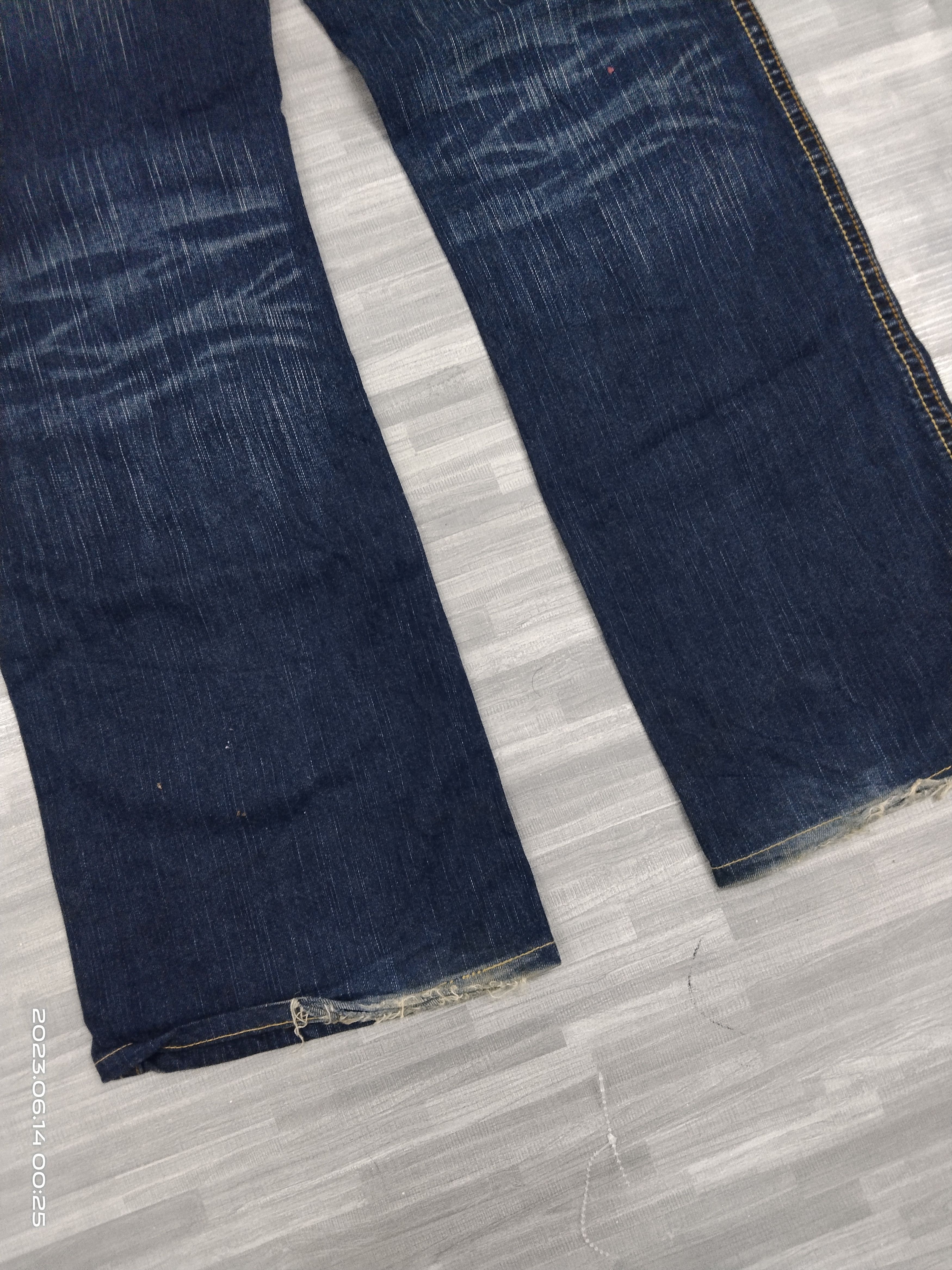 Japanese Brand FLARE BUSHPANTS RUSH HOUR DENIM PANTS Size US 34 / EU 50 - 7 Thumbnail