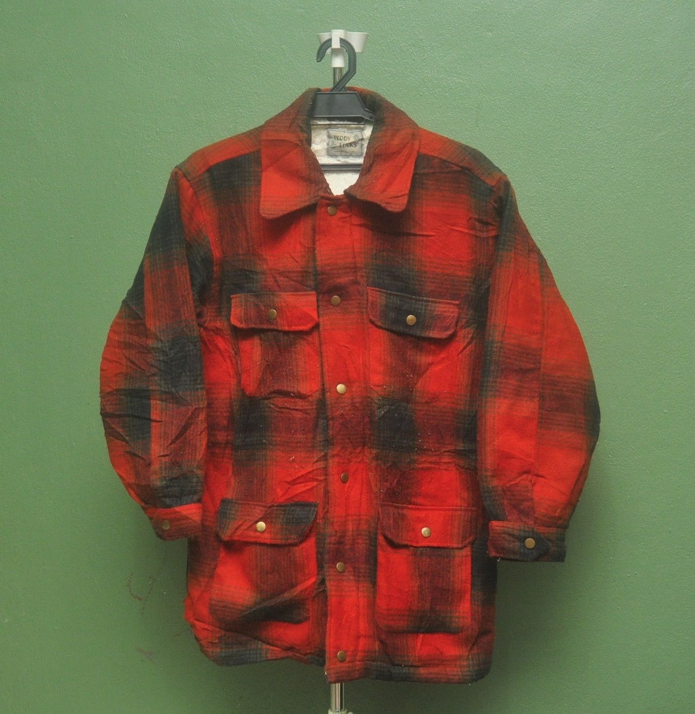 Japanese Brand × Vintage Vintage Teddy Links Grunge Travis Scott Fashion Style Size US L / EU 52-54 / 3 - 1 Thumbnail
