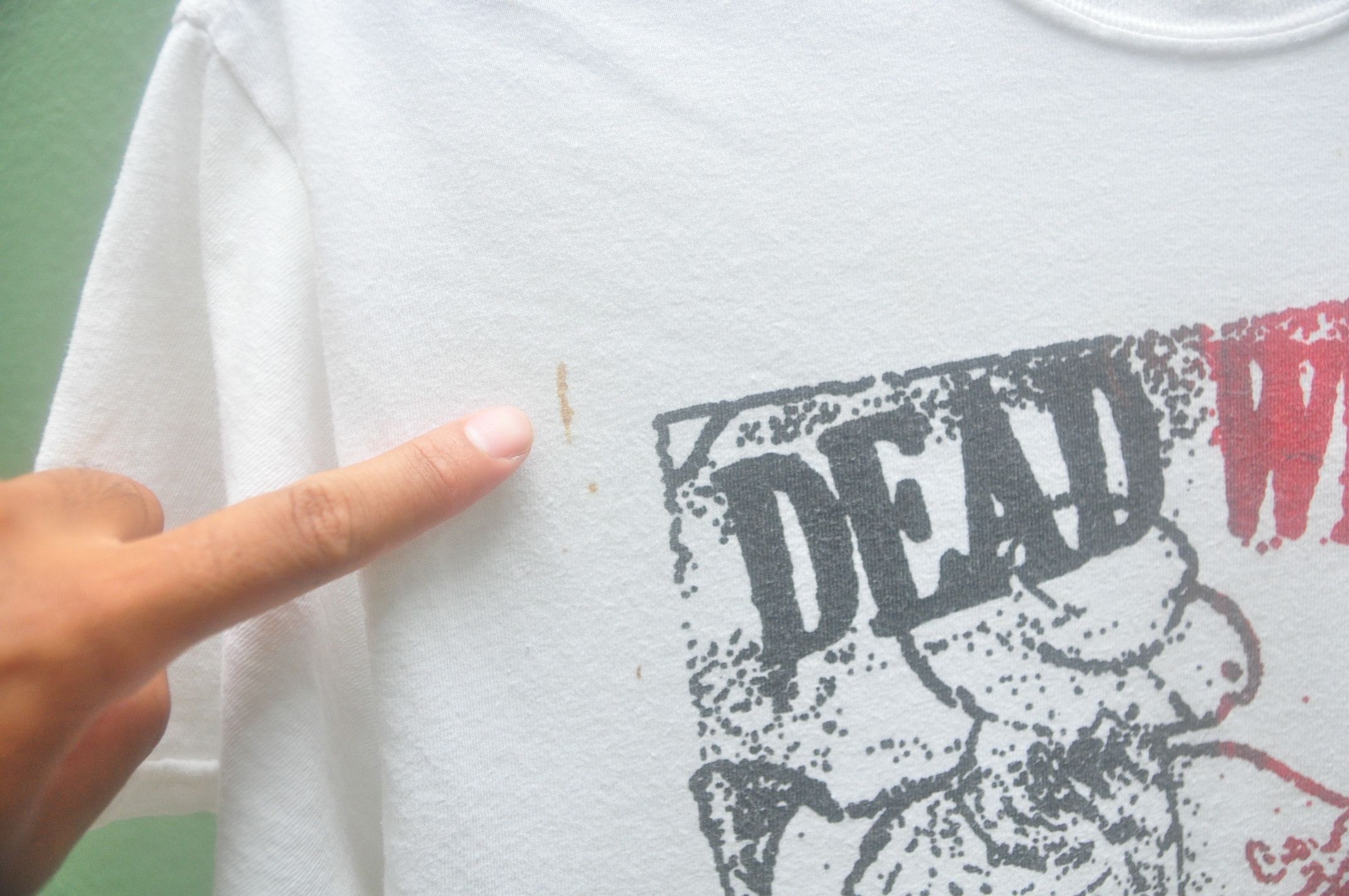 Band Tees × Japanese Brand Dead Weight Lyric Of Jack Stauber Singer Music Shirt Size US M / EU 48-50 / 2 - 6 Thumbnail